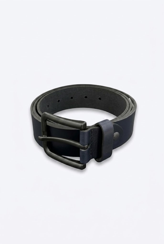 MEN'S LEATHER WRAP BELT WITH BUCKLE