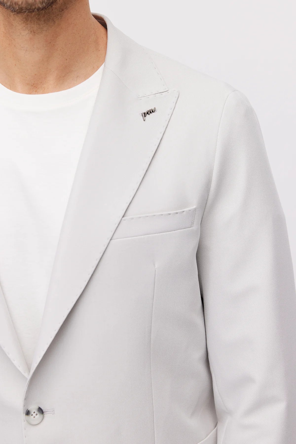 Men's One-Button Notch Lapel Suit