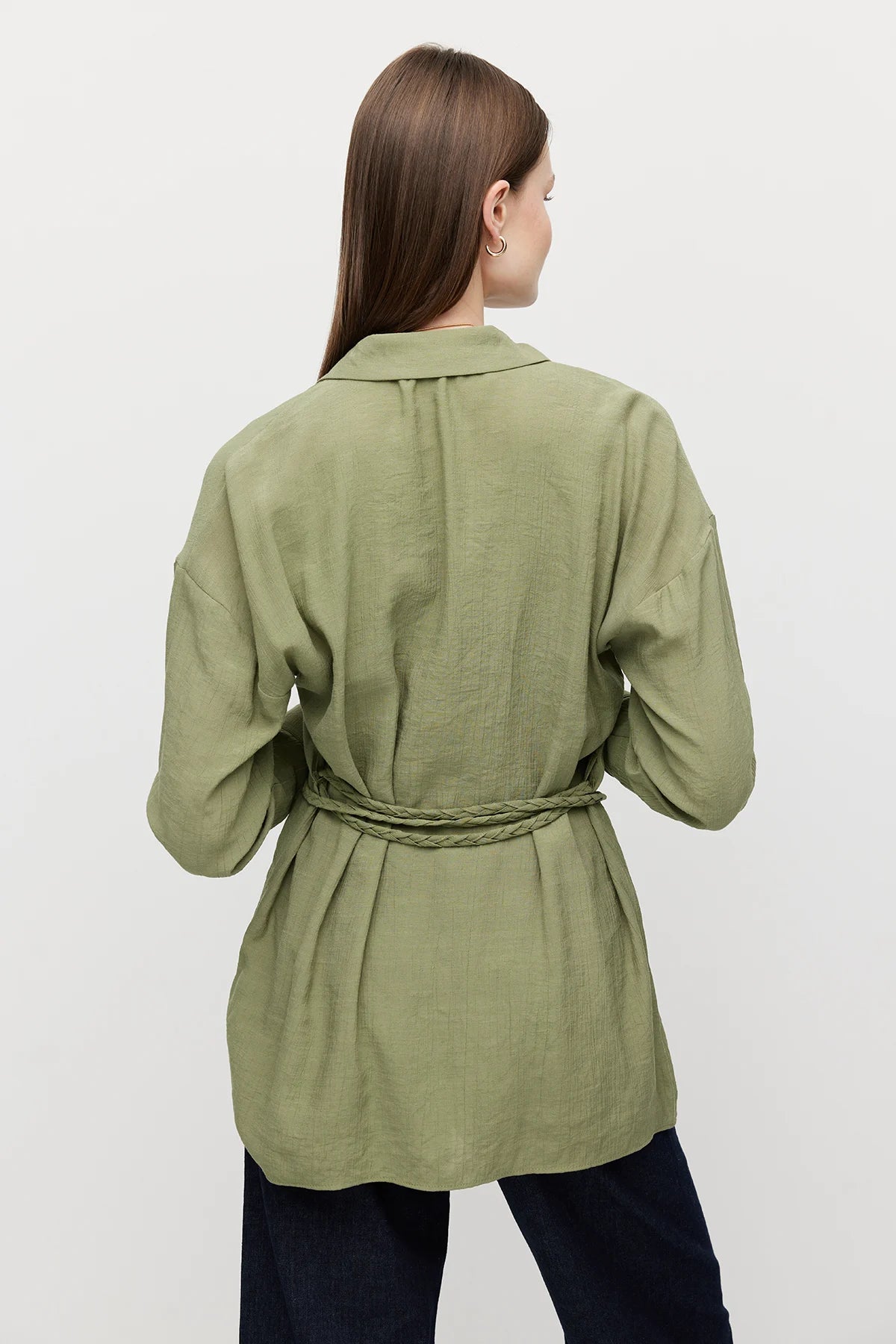 Women's Belted Shirt Tunic