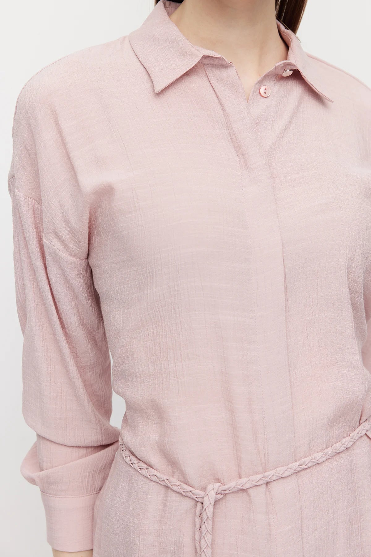Women's Belted Shirt Tunic