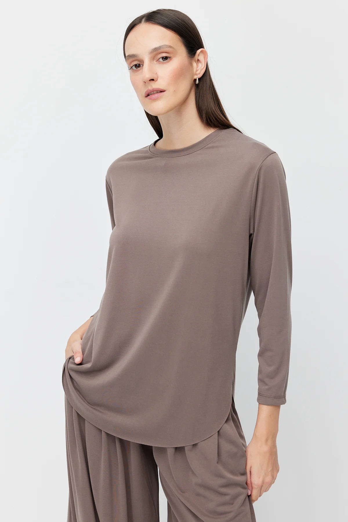 Women's Oval Cut Blouse