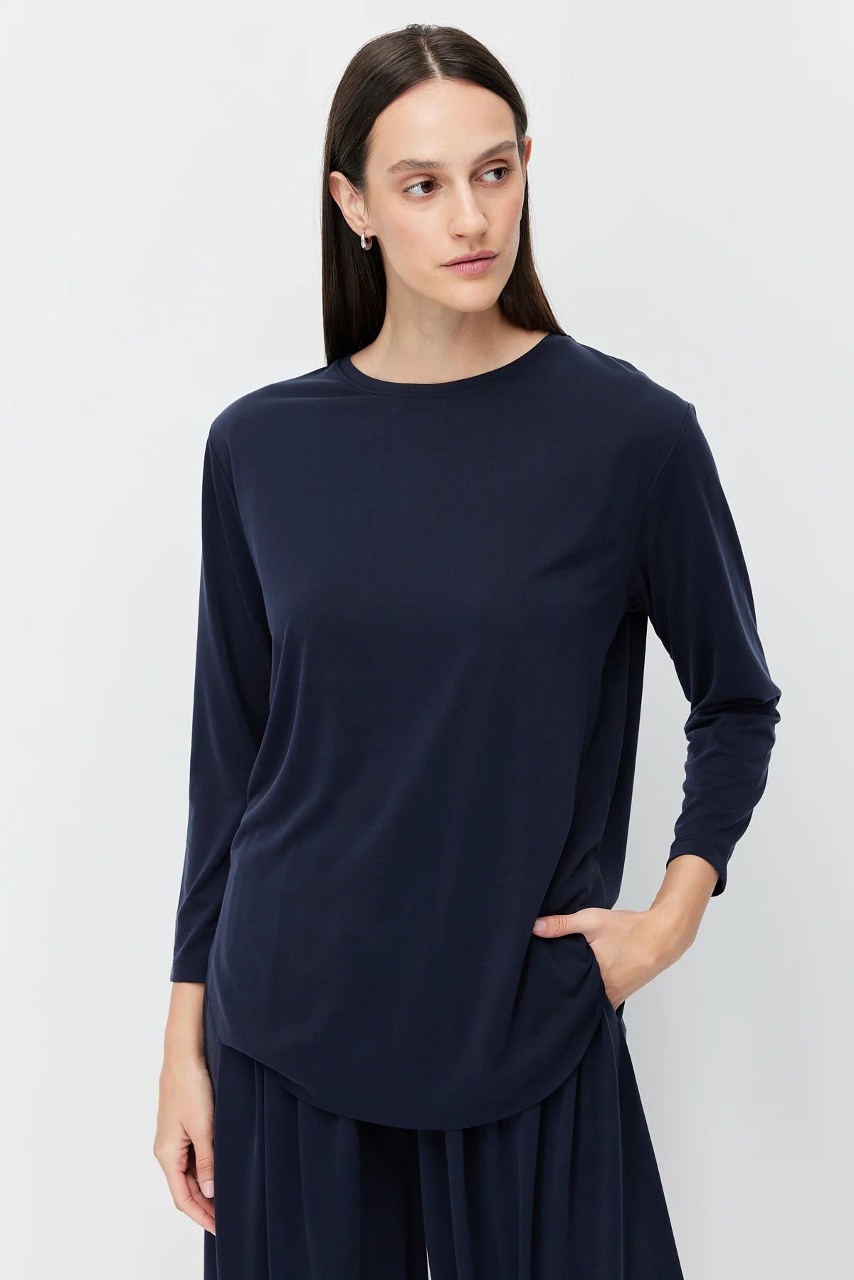 Women's Oval Cut Blouse