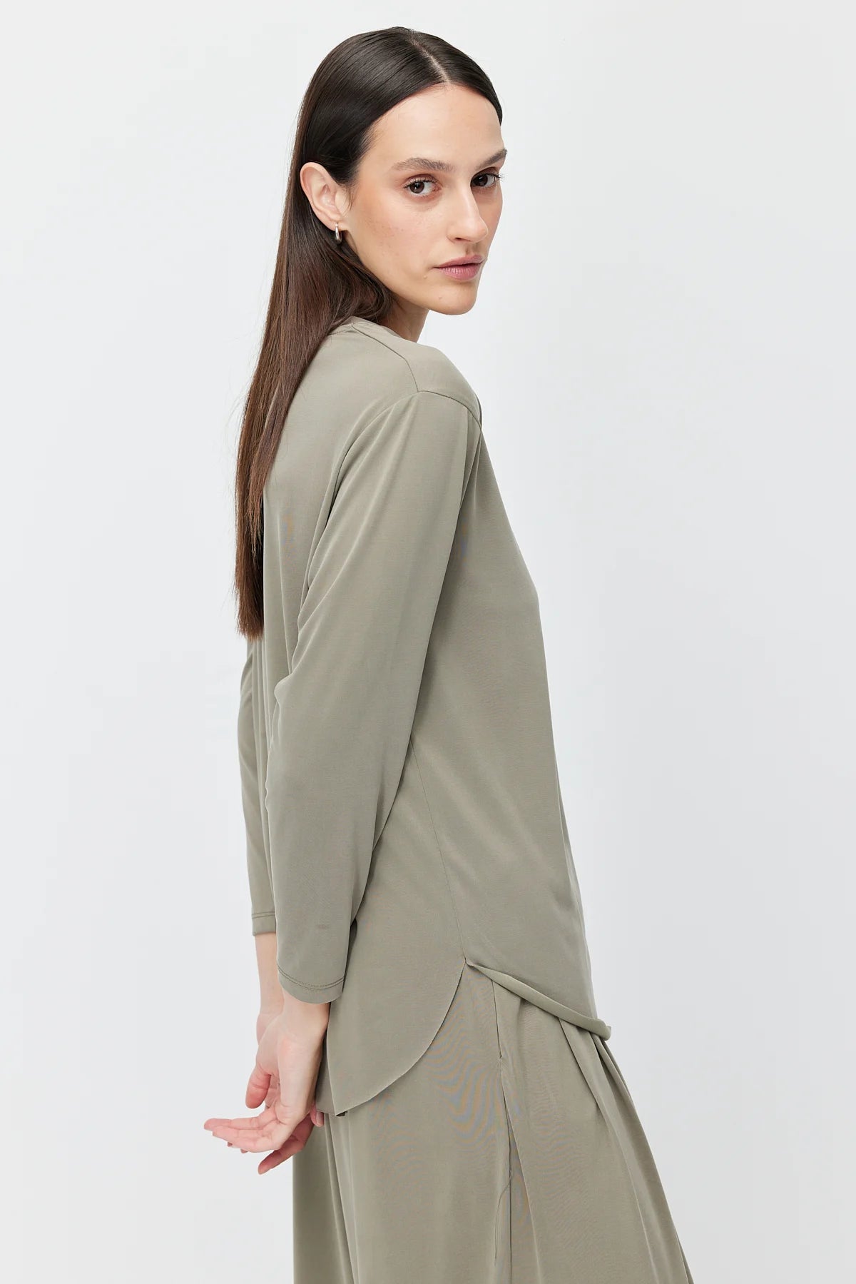 Women's Oval Cut Blouse
