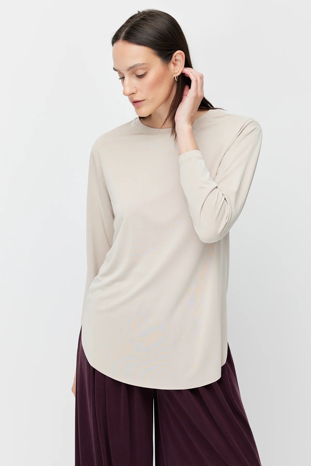 Women's Oval Cut Blouse