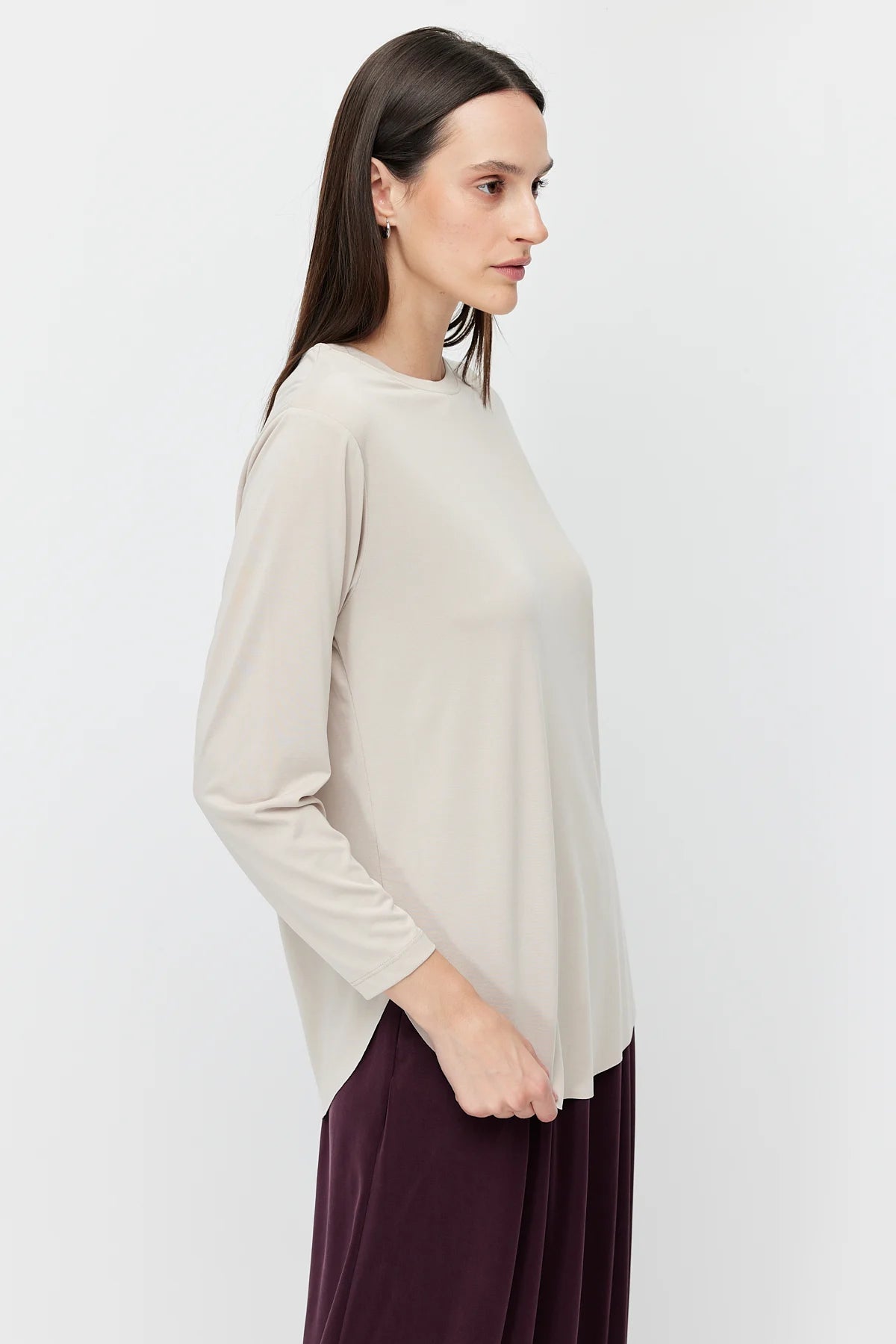 Women's Oval Cut Blouse