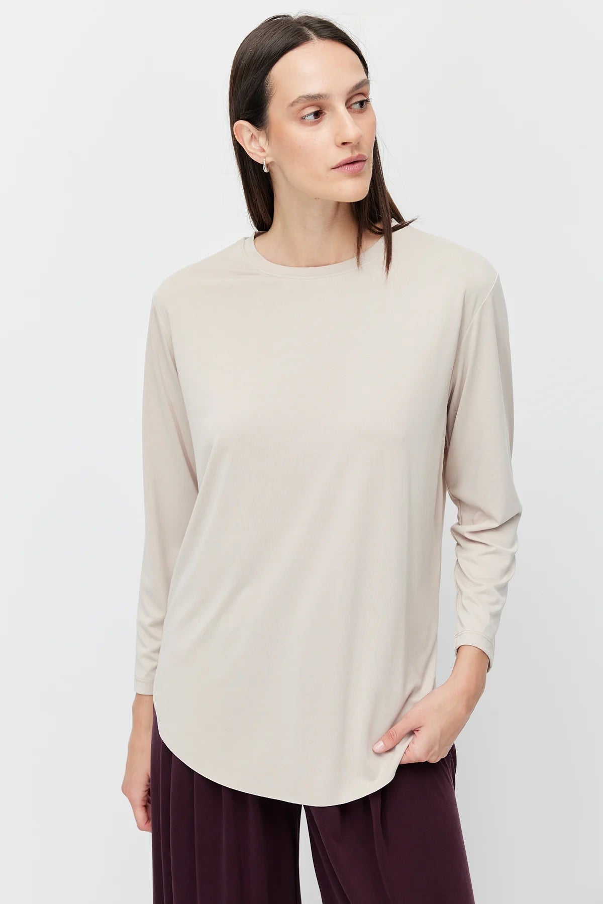 Women's Oval Cut Blouse