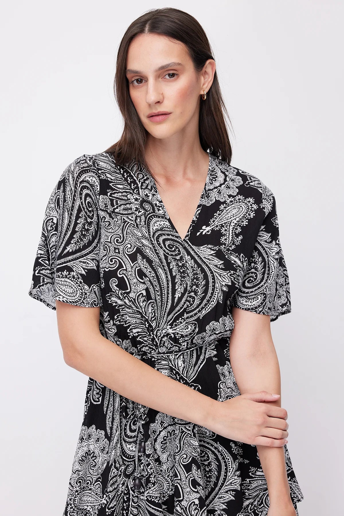 Women's Patterned Mini Dress