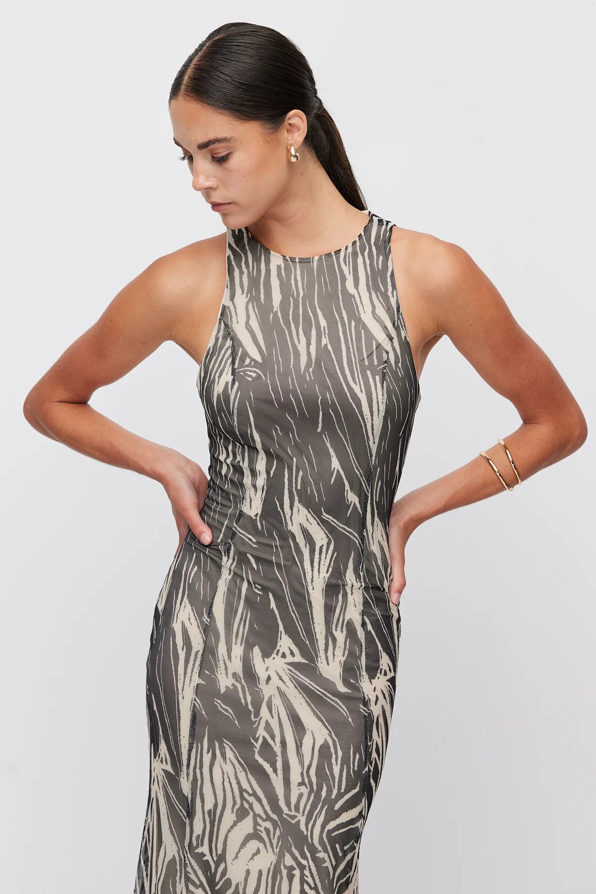 Women's Patterned Maxi Dress