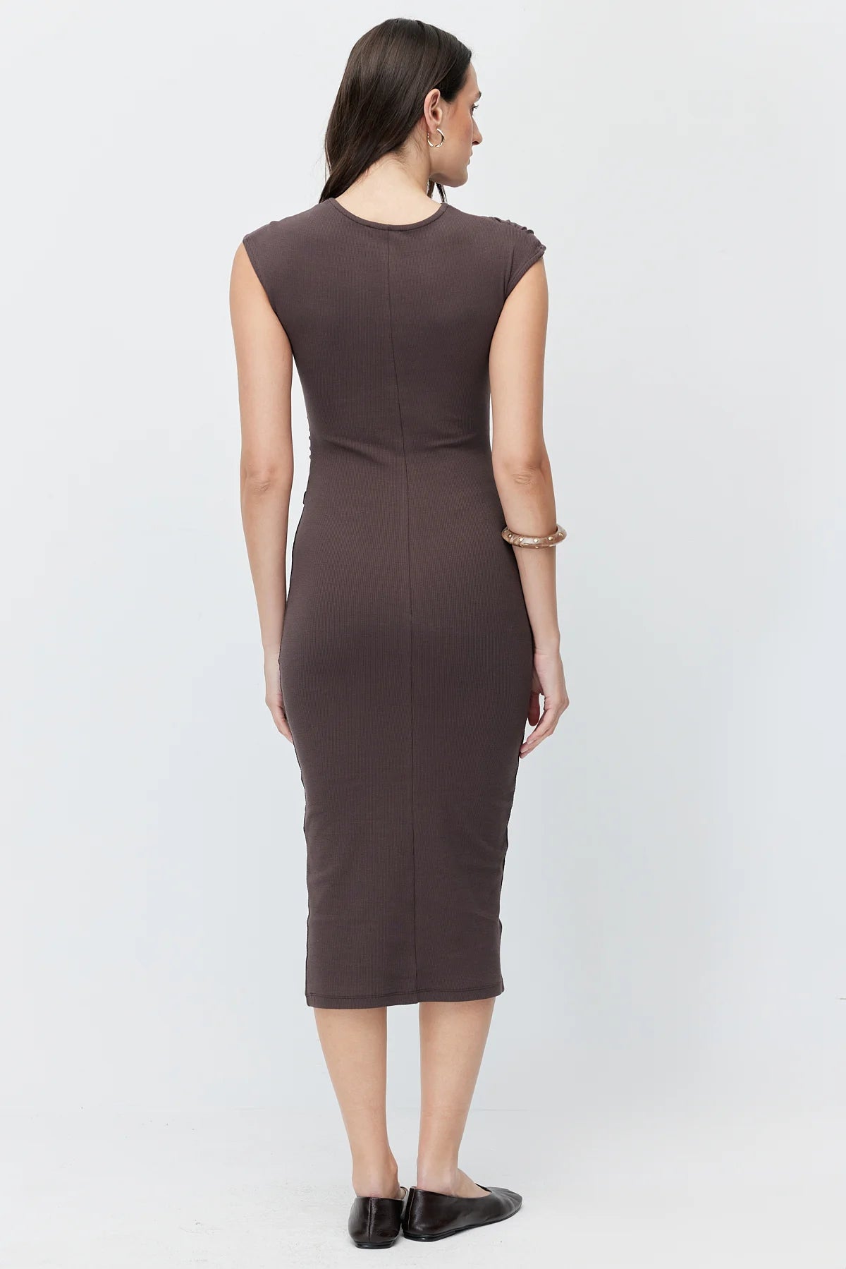 Women's Body-Fitting Midi Dress