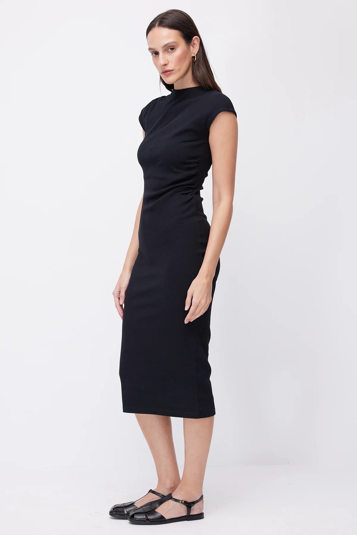 Women's Body-Fitting Midi Dress