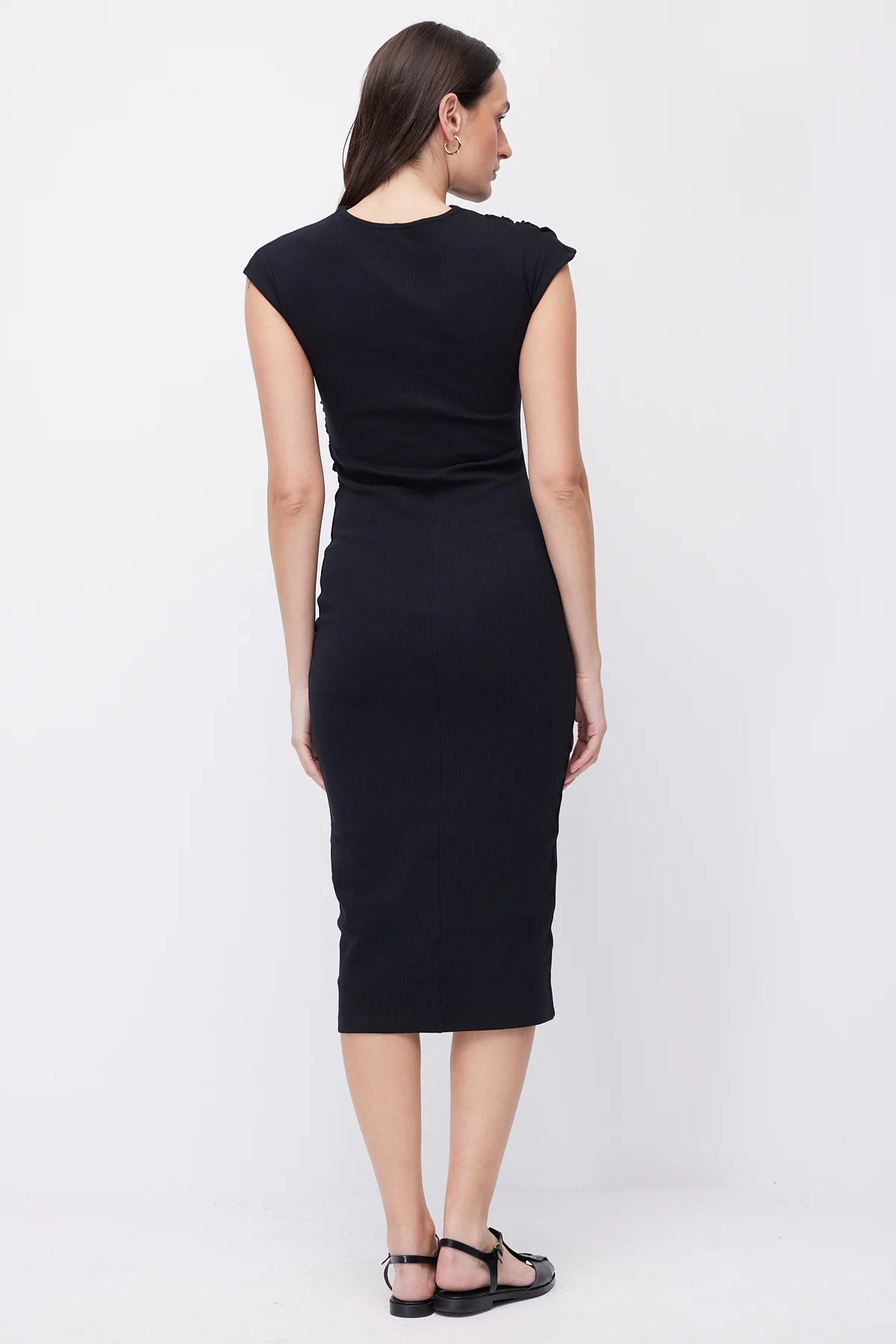 Women's Body-Fitting Midi Dress