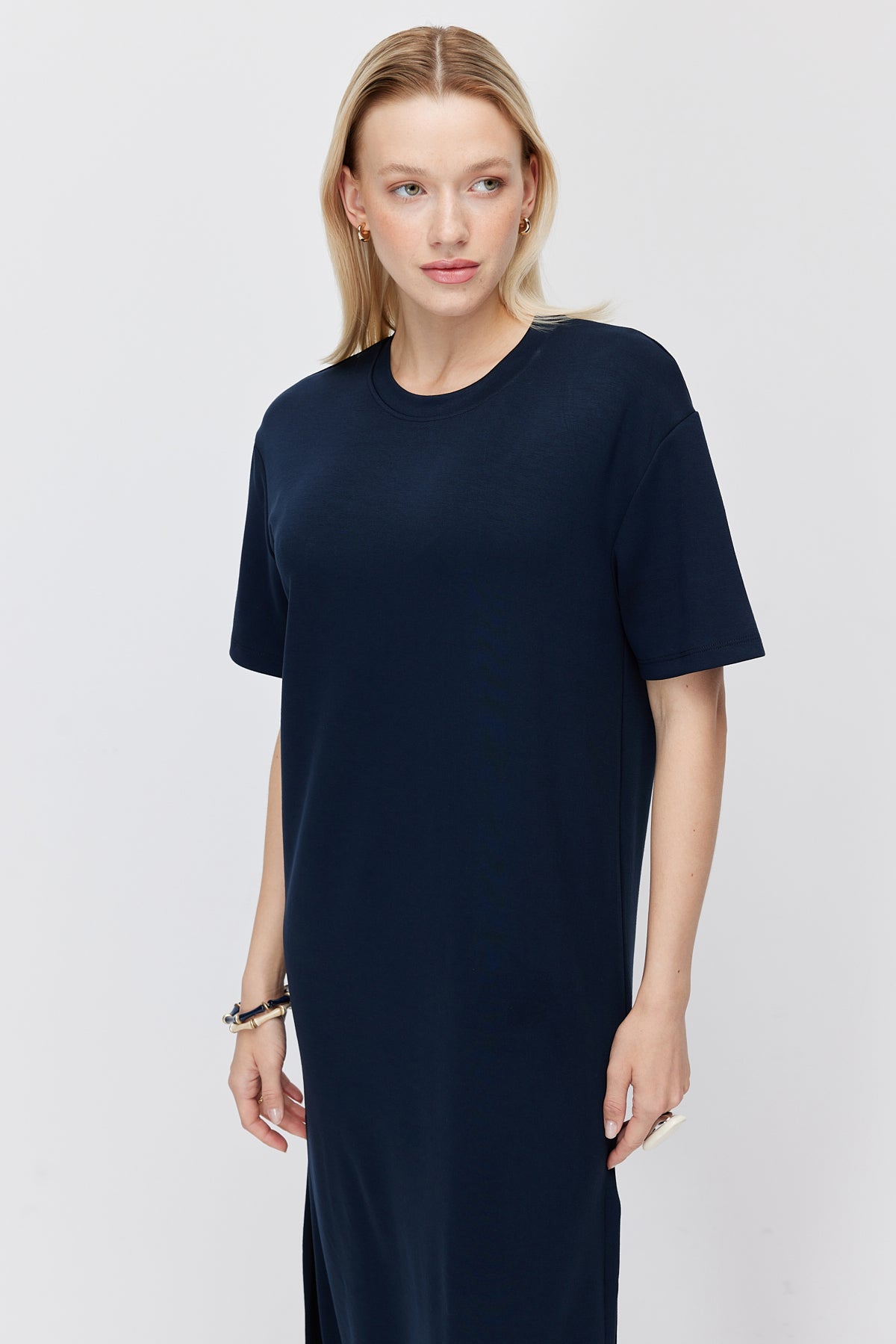 Women's Off-Shoulder Slit Dress