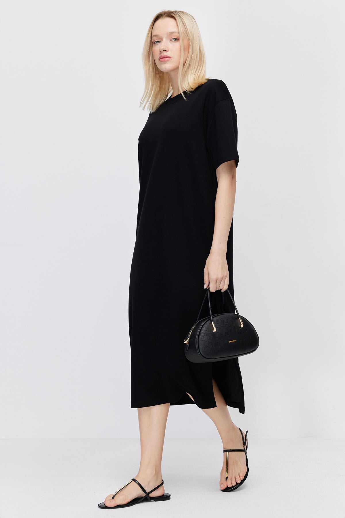 Women's Off-Shoulder Slit Dress