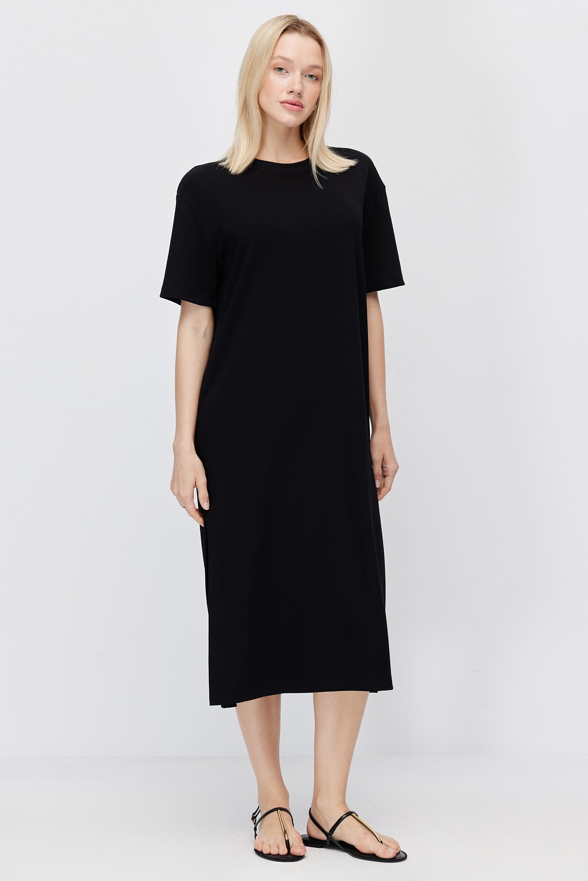 Women's Off-Shoulder Slit Dress