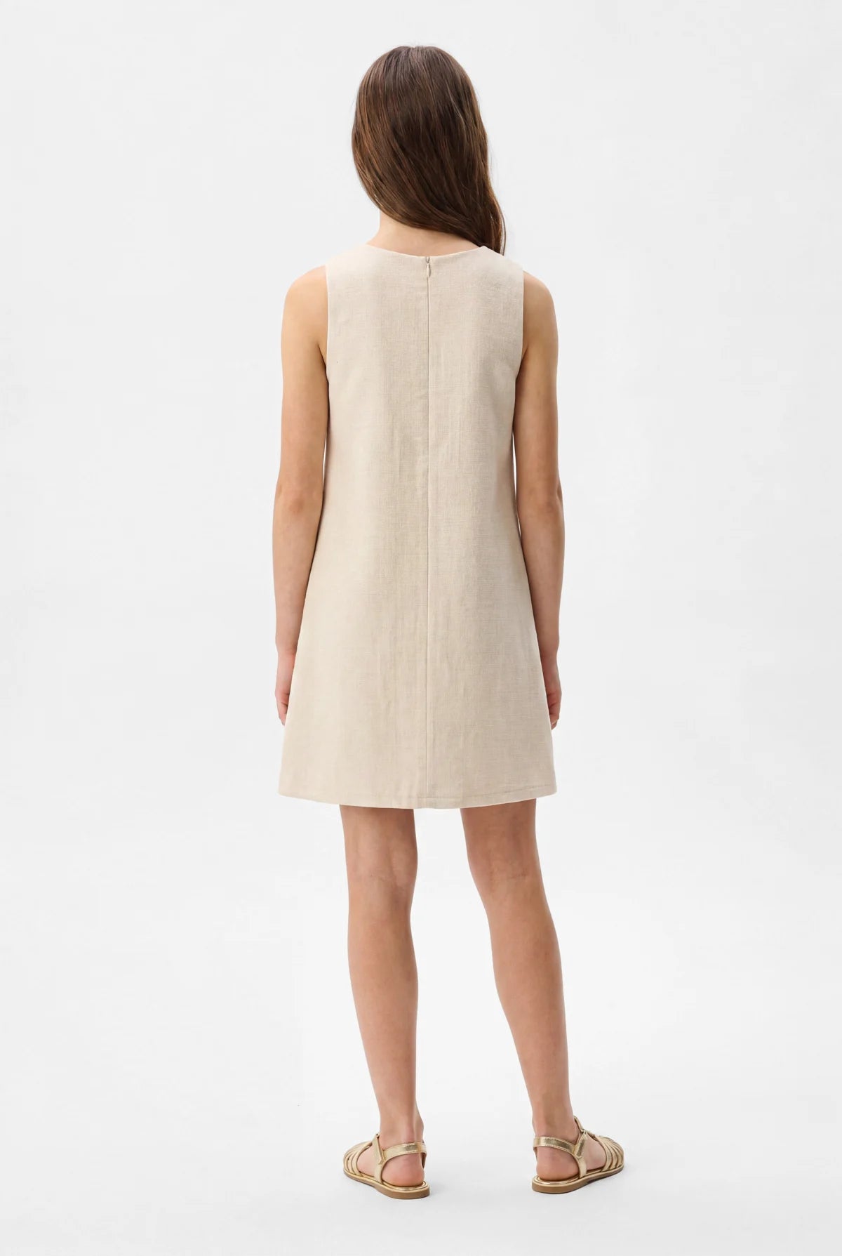 Girl's Dress with Sequin Embellishment on the Front