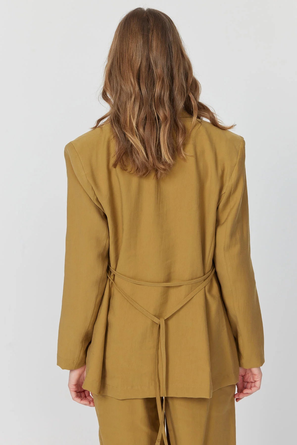 Women's Jacket with Tie Detail