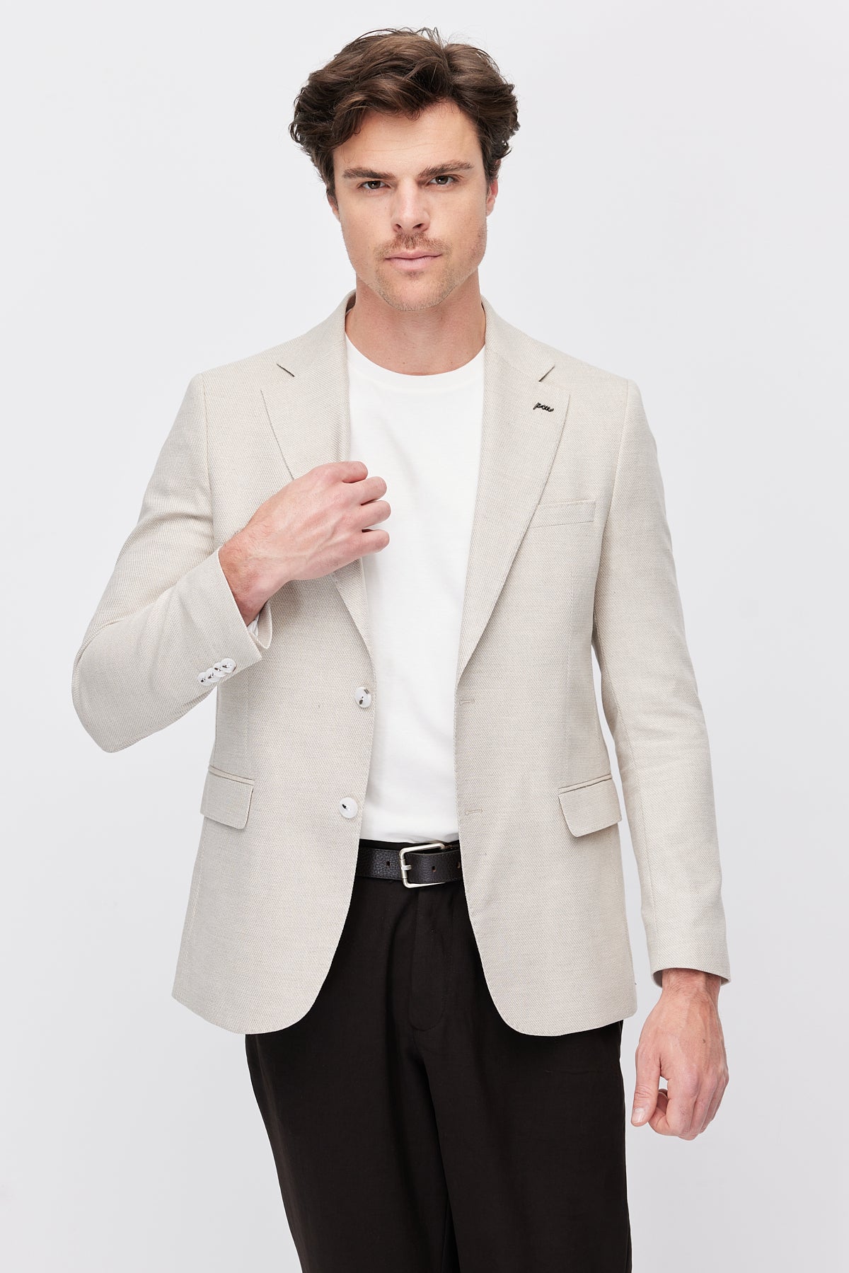 Men's Two-Button Mono-Collar Jacket
