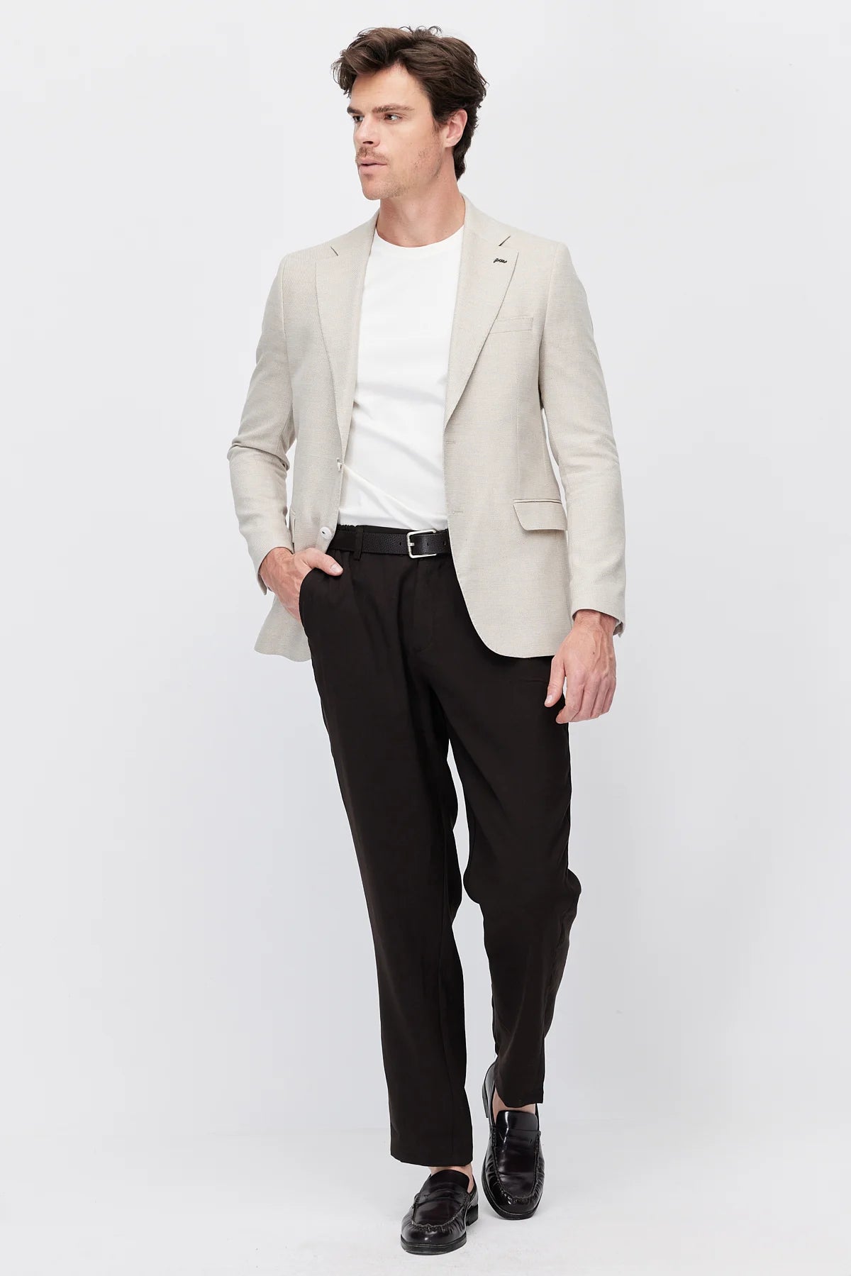 Men's Two-Button Mono-Collar Jacket