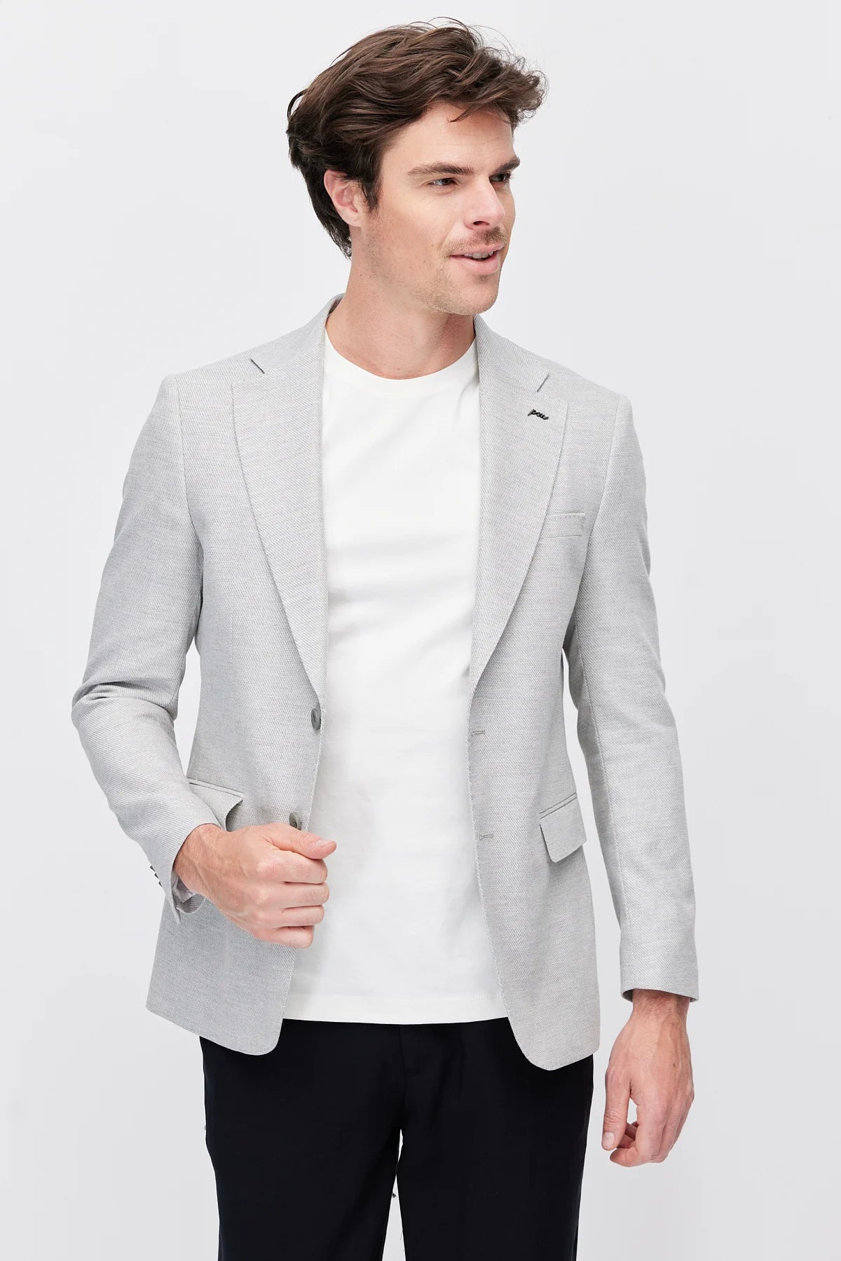 Men's Two-Button Mono-Collar Jacket