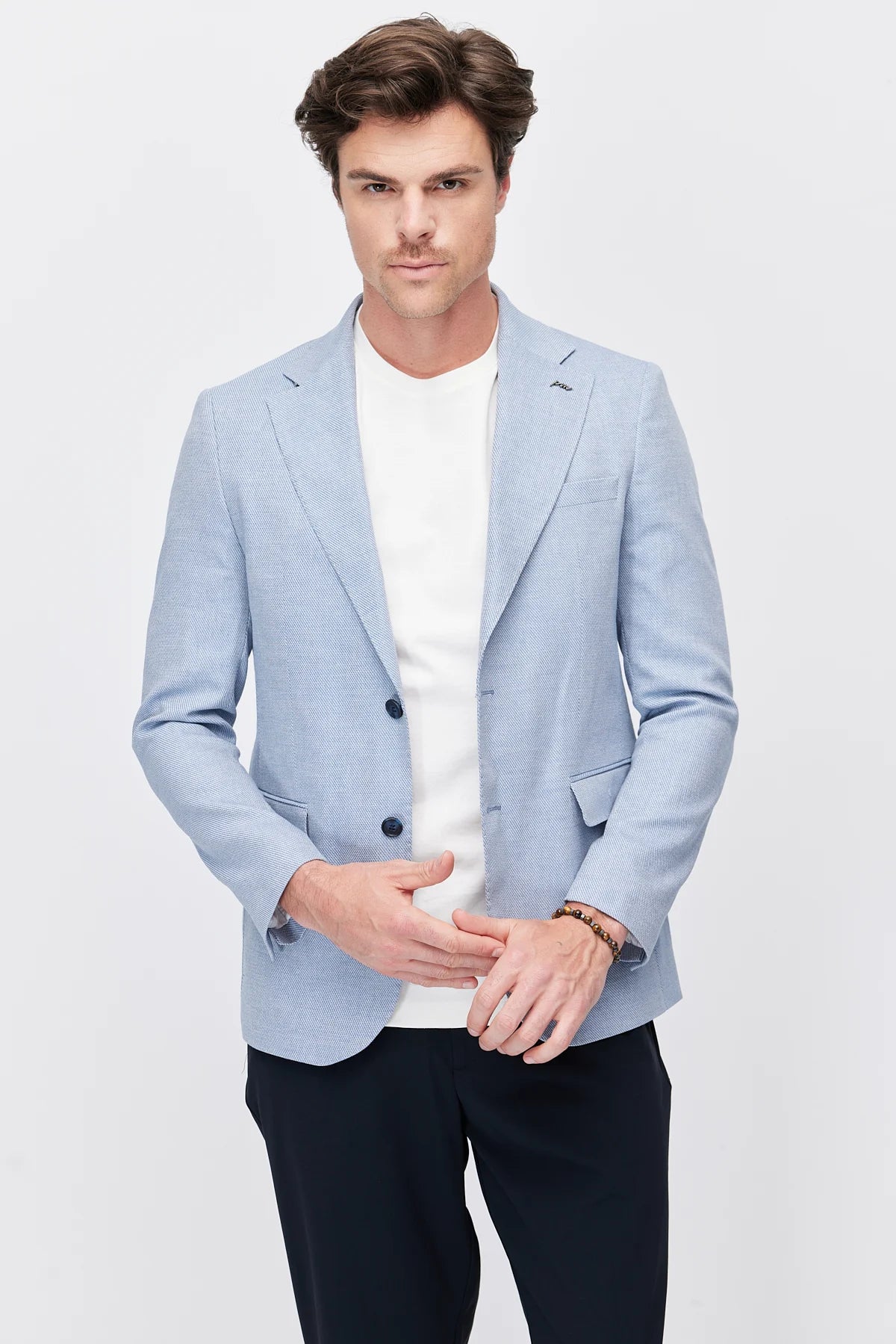 Men's Two-Button Mono-Collar Jacket