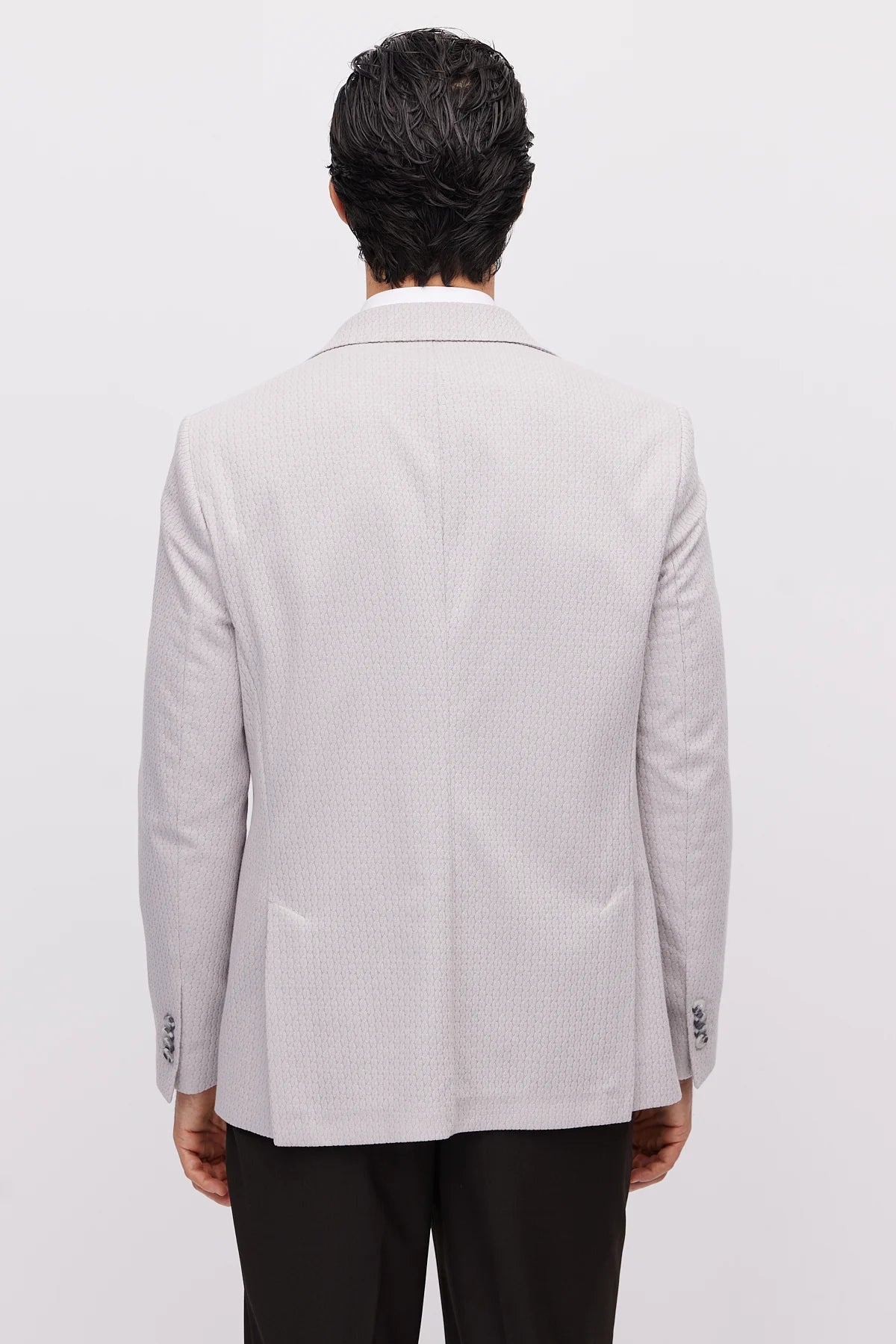 Men's Mono Collar Slim Fit Jacket