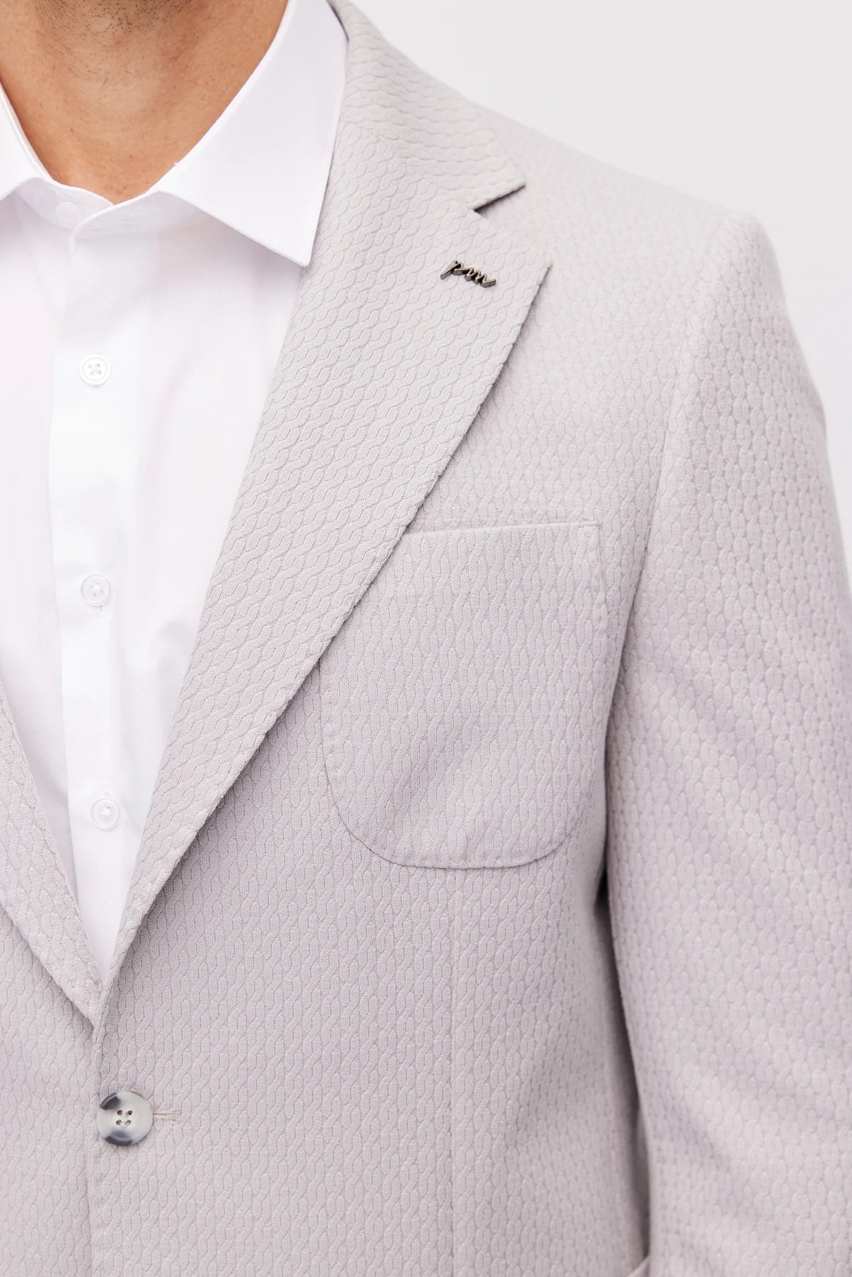 Men's Mono Collar Slim Fit Jacket