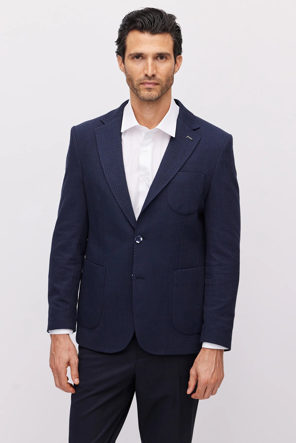 Men's Mono Collar Slim Fit Jacket