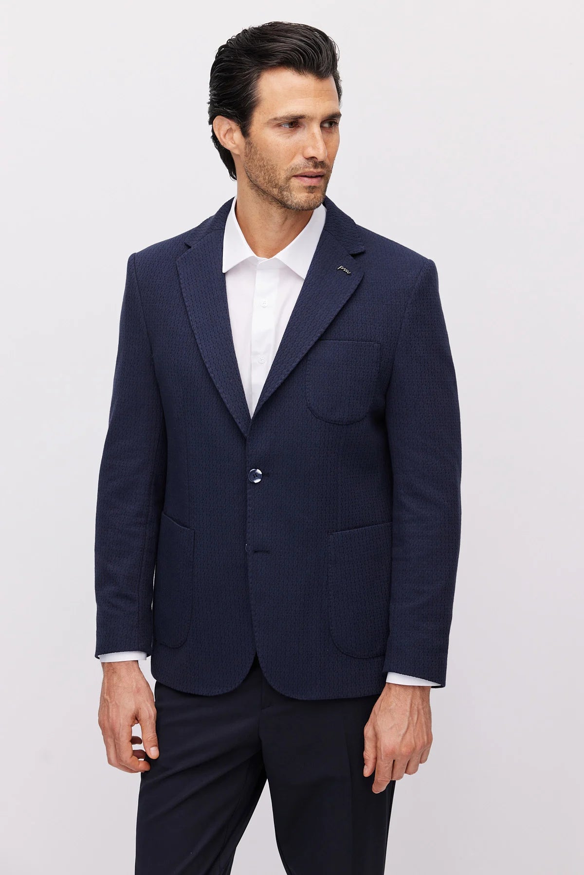 Men's Mono Collar Slim Fit Jacket