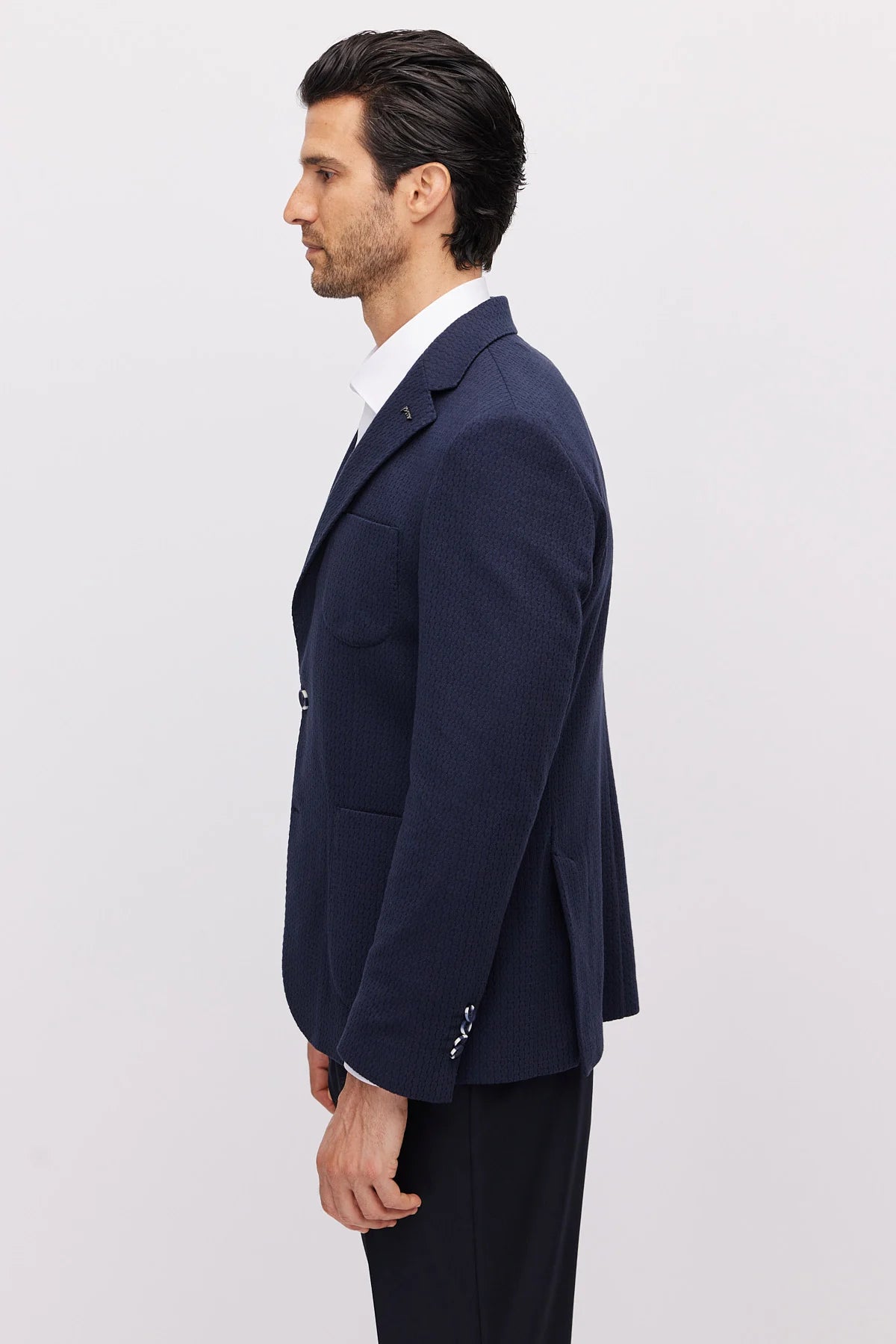 Men's Mono Collar Slim Fit Jacket