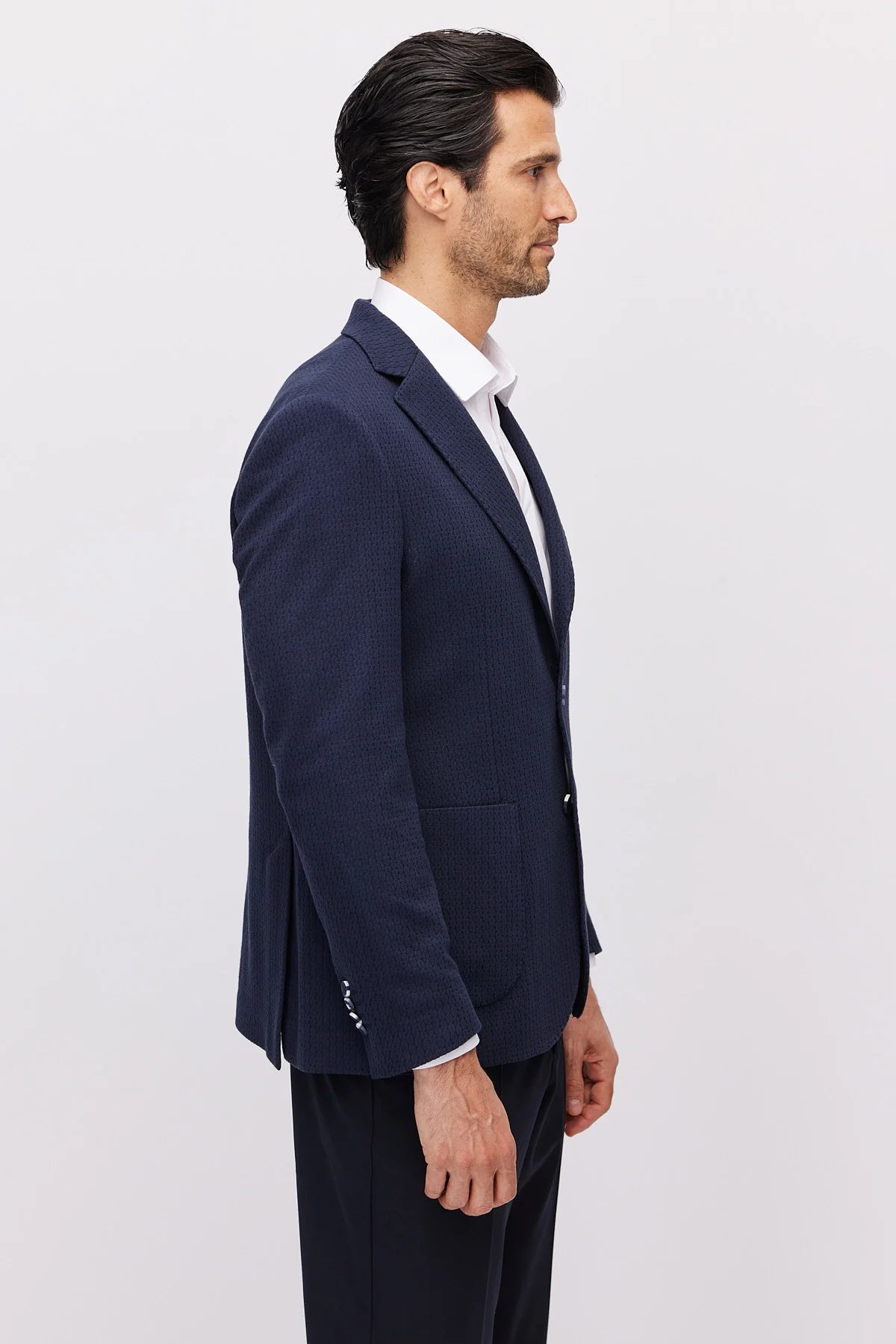 Men's Mono Collar Slim Fit Jacket