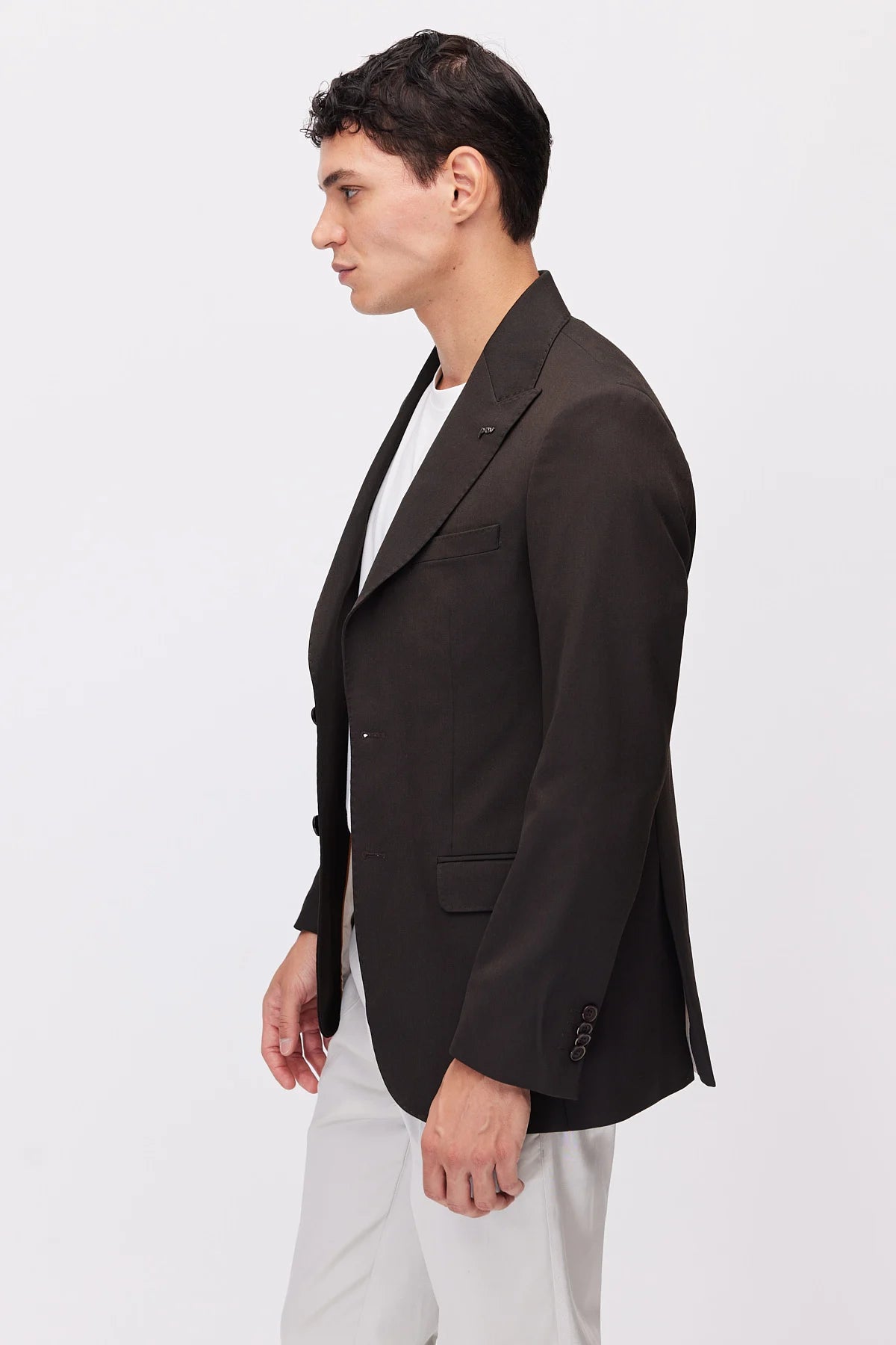 Men's Slim Fit Notch Lapel Jacket