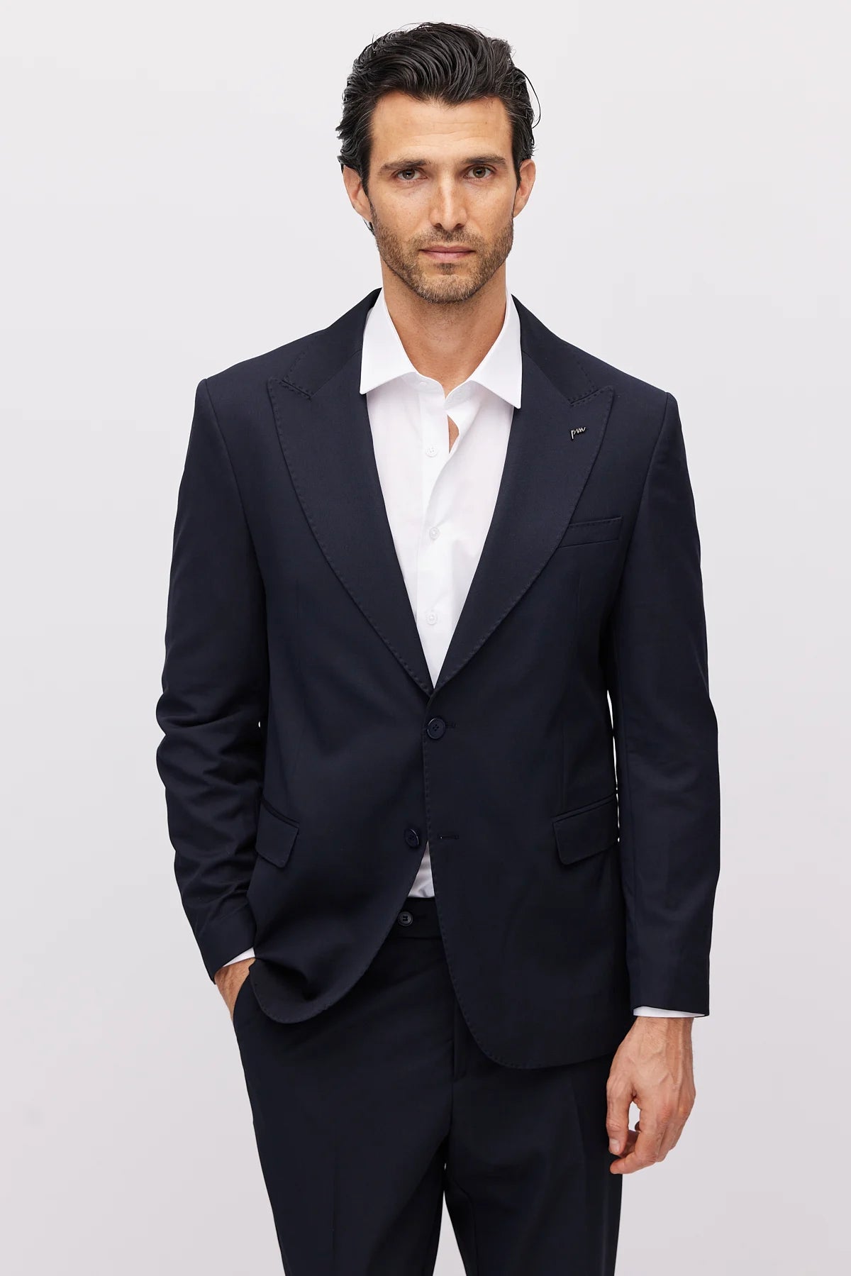 Men's Slim Fit Notch Lapel Jacket