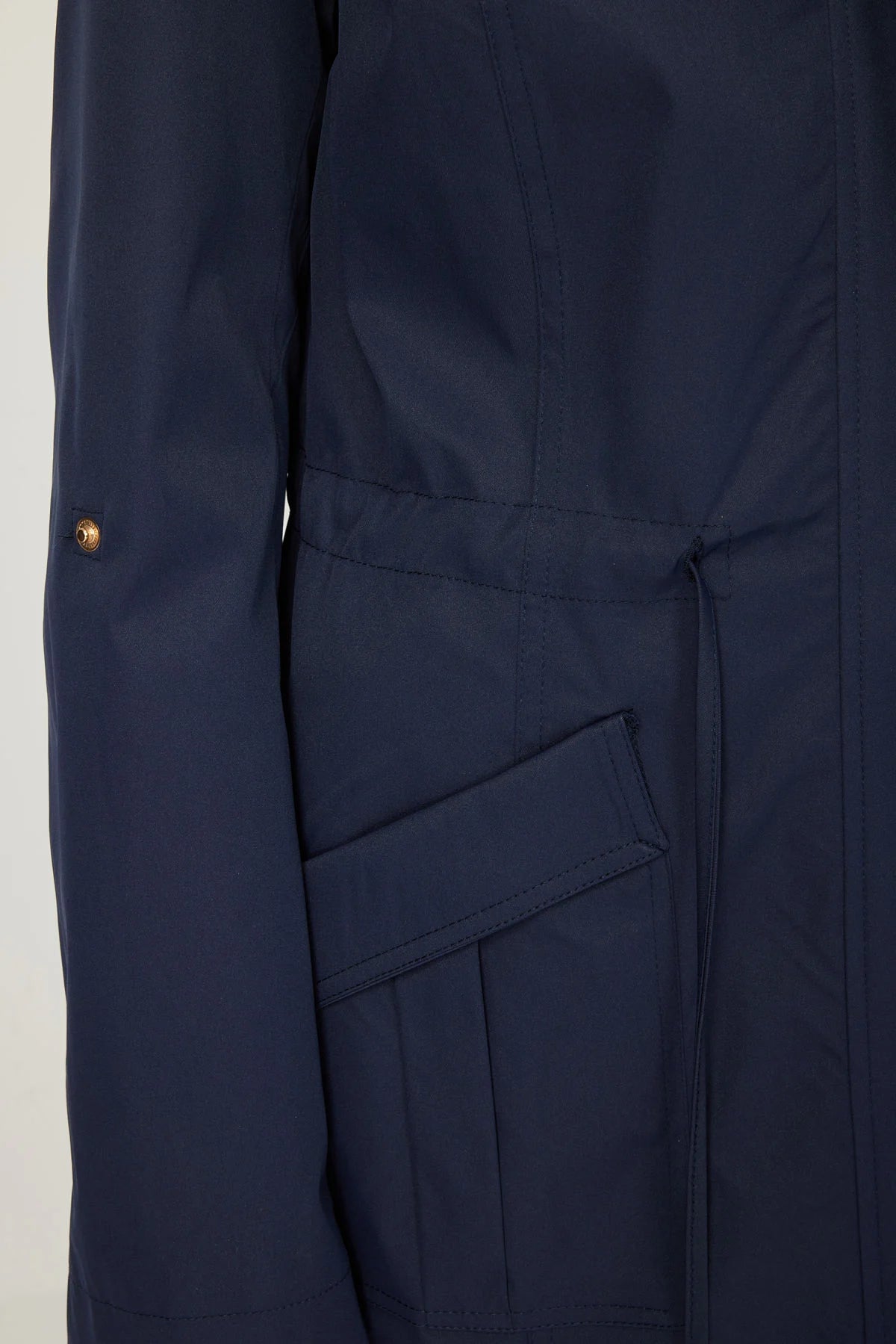 Women's Trench Coat with Belt Detail