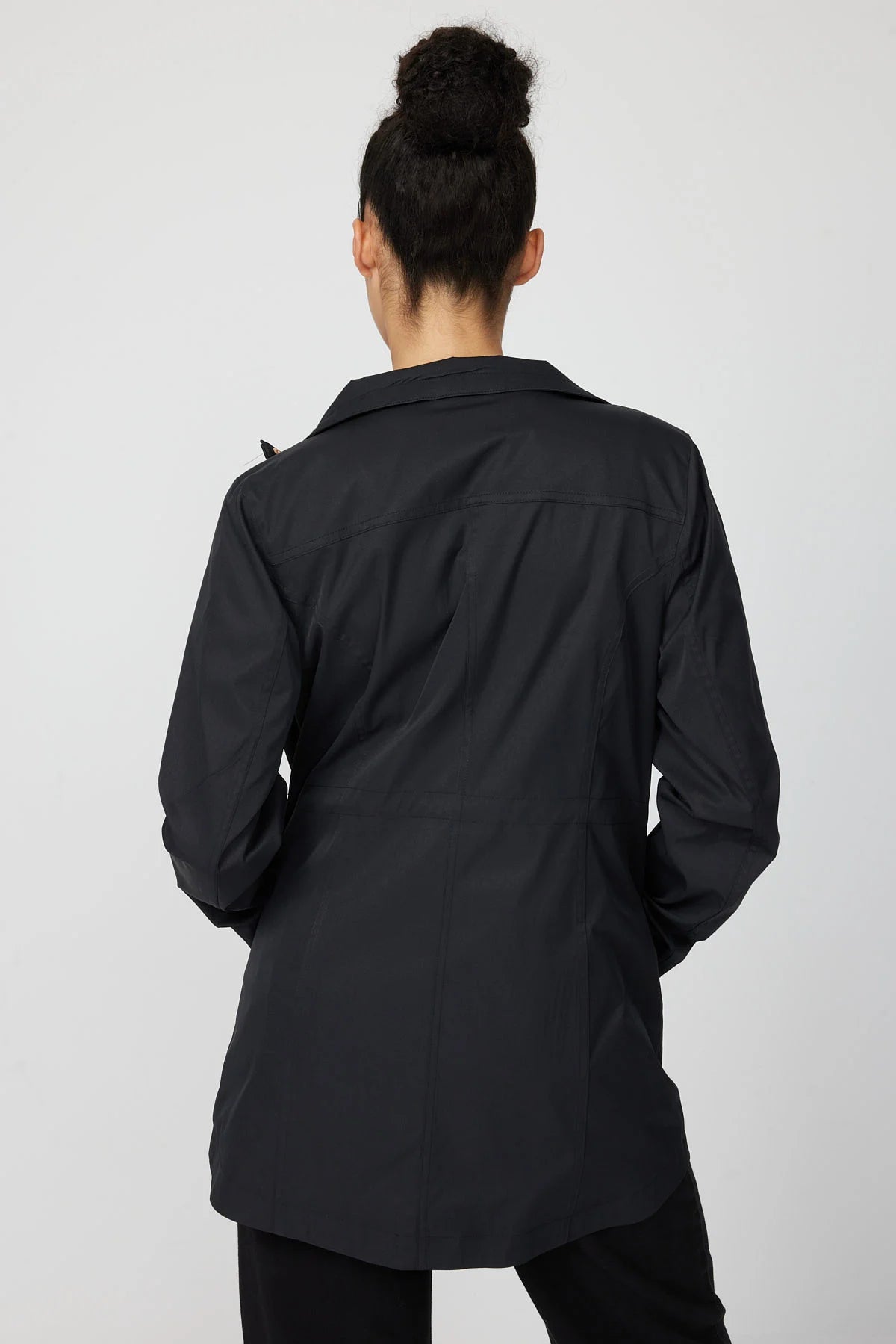 Women's Trench Coat with Belt Detail