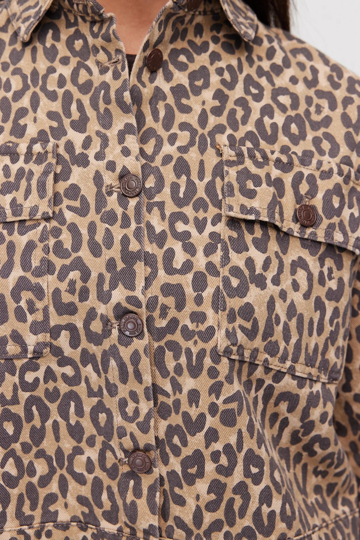 Women's Leopard Print Short Jacket