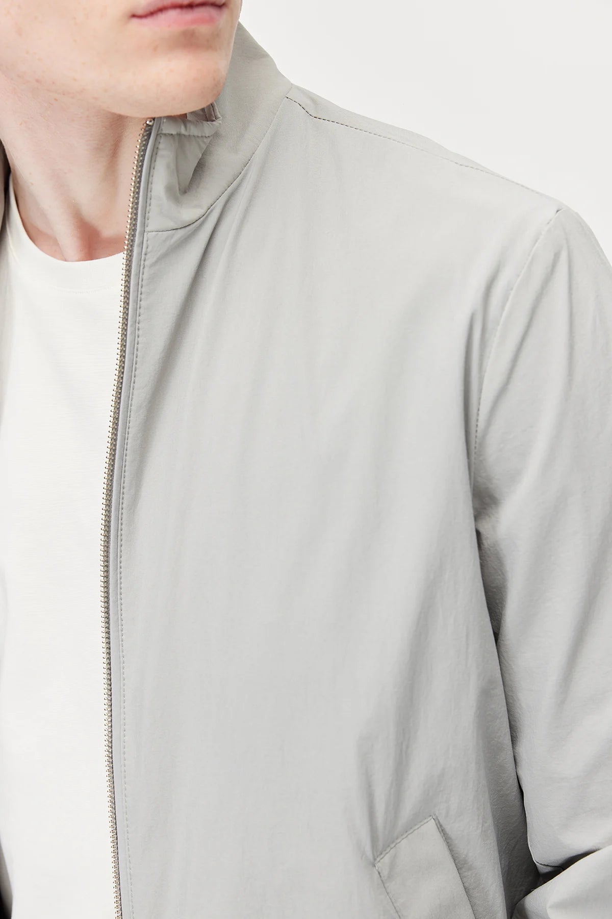 Men's Straight Cut Double Zip Jacket
