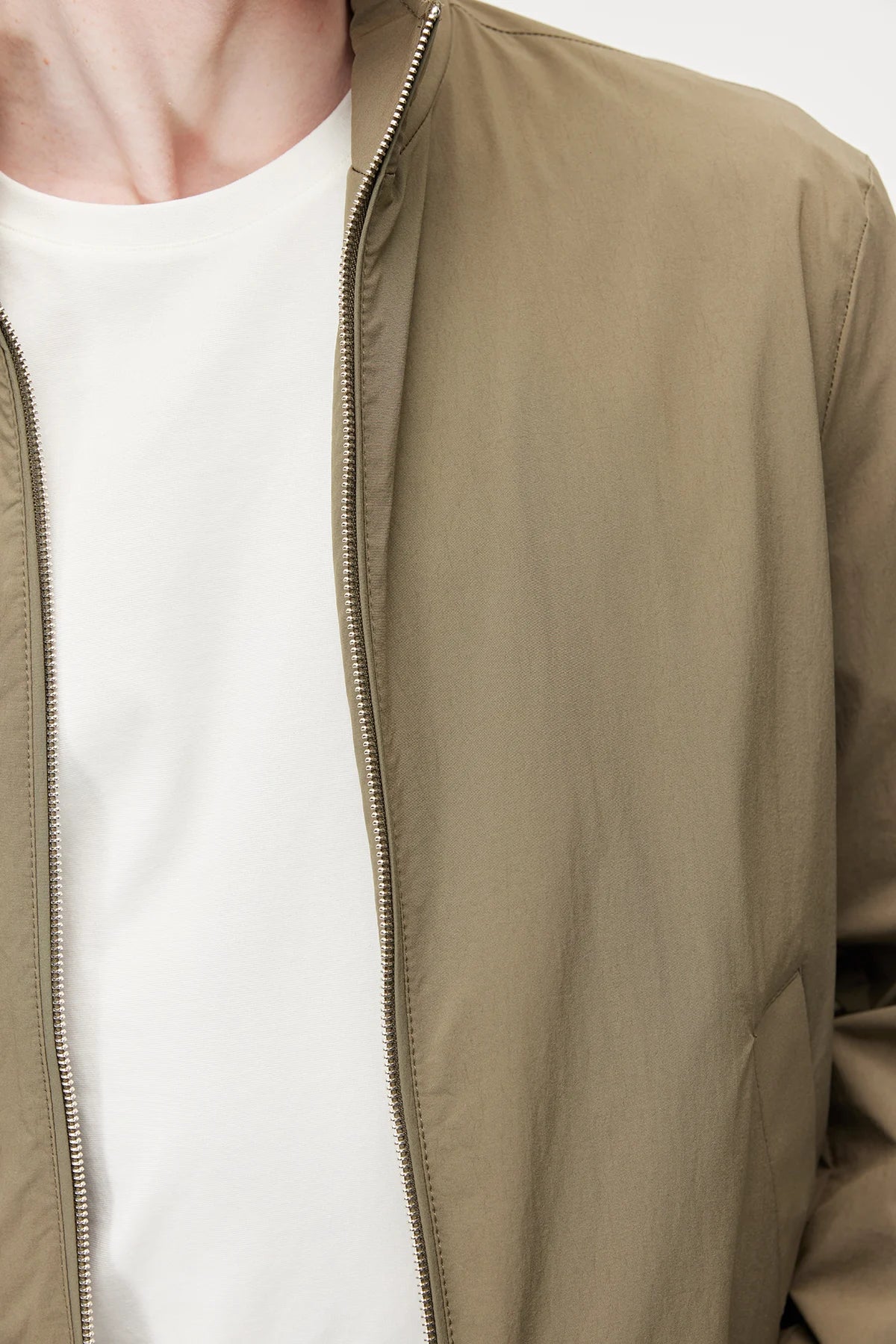 Men's Straight Cut Double Zip Jacket