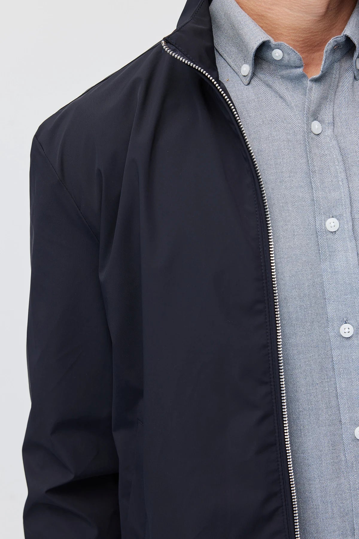 Men's Stand-Up Collar Zip-Up Mont