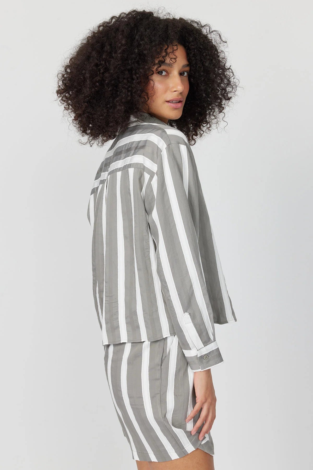 Women's Thick Striped Shirt