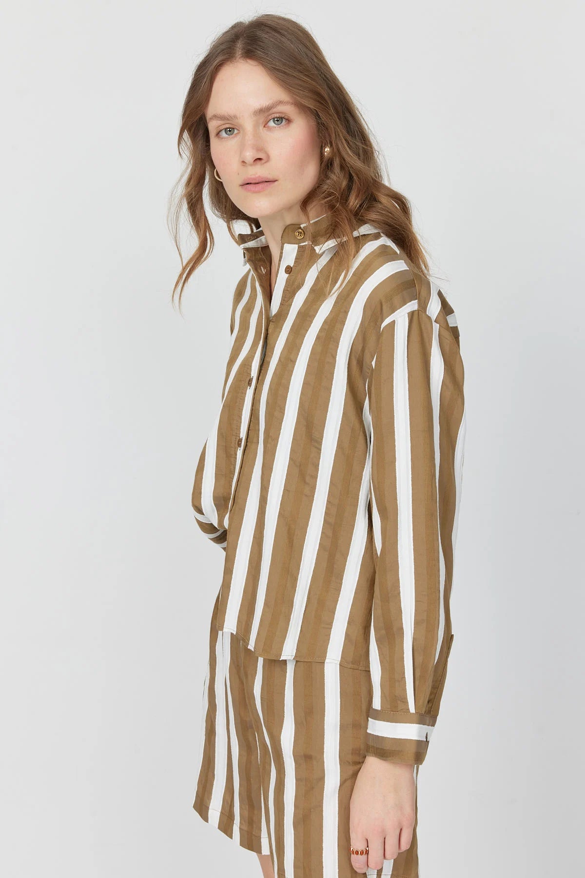 Women's Thick Striped Shirt