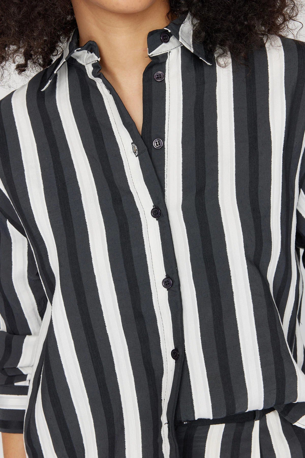 Women's Thick Striped Shirt