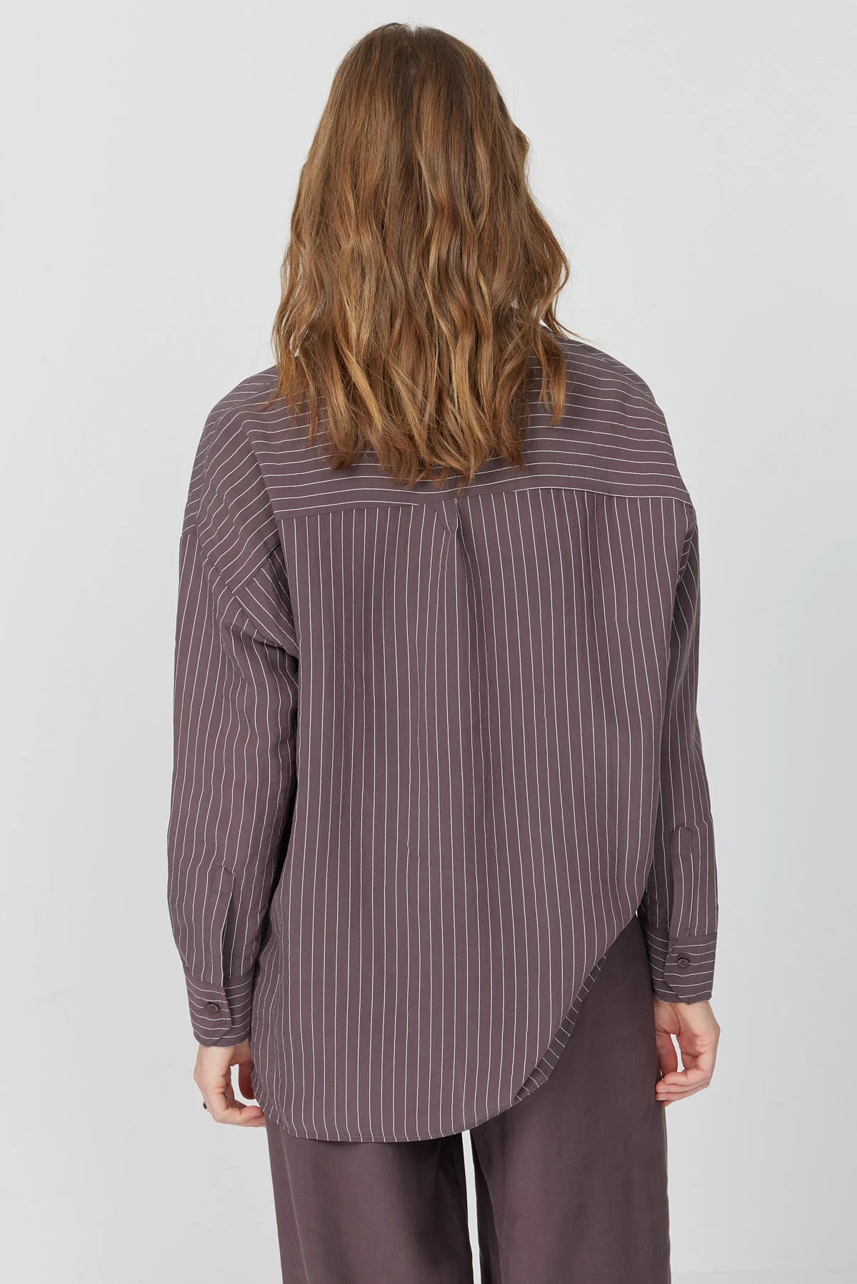 Women's Oversize Striped Shirt