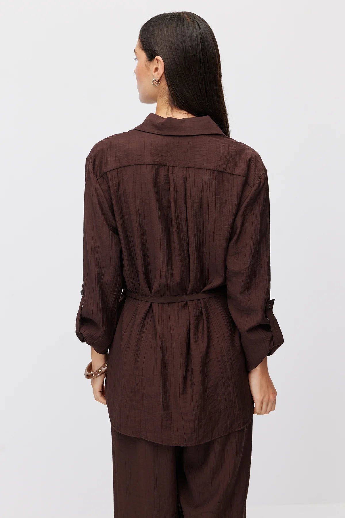 Women's Relaxed Fit Textured Shirt