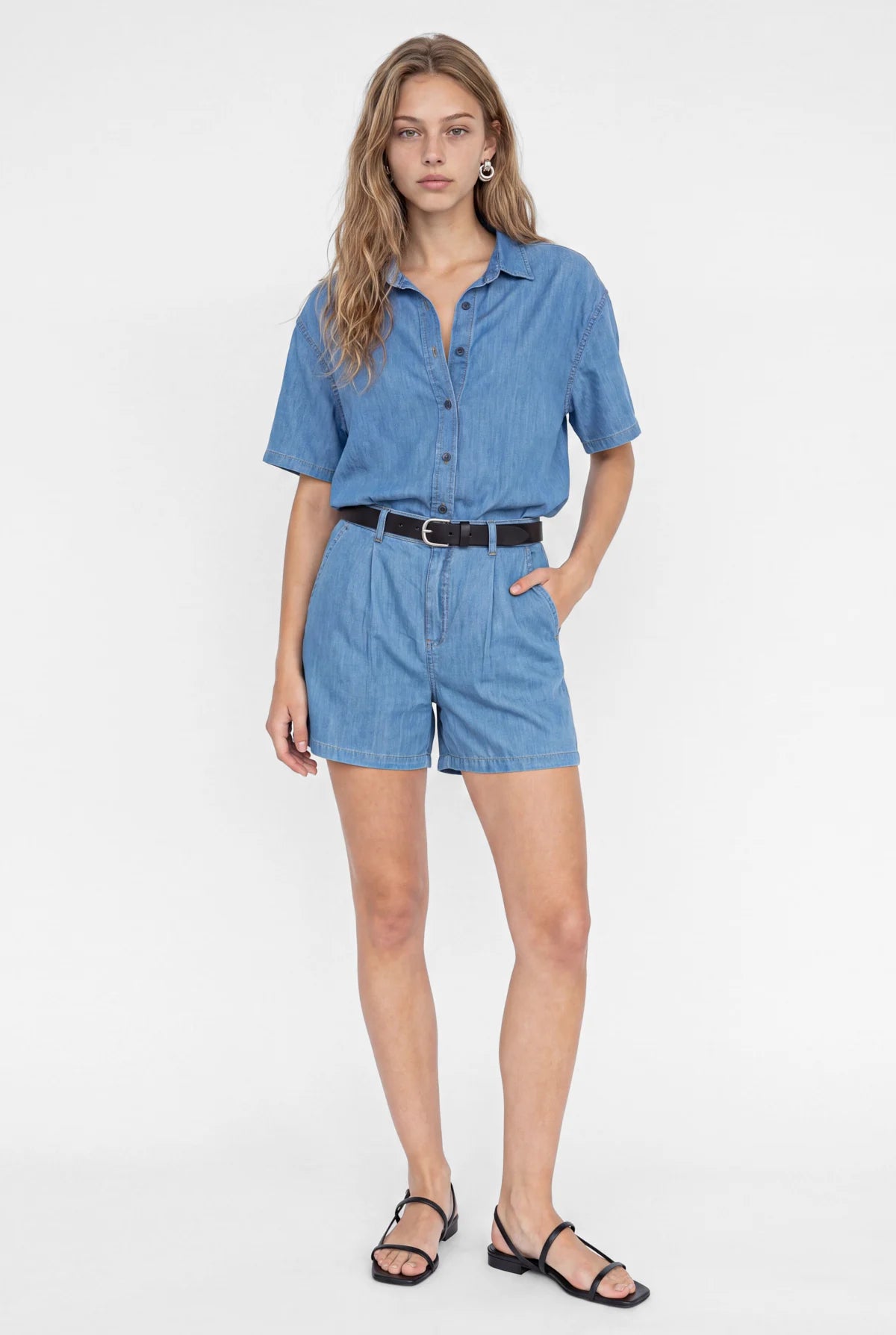 Women's Oversize Denim Shirt