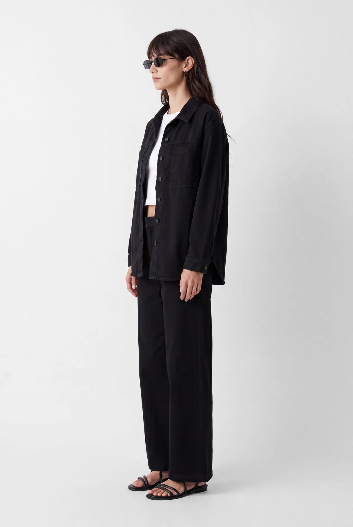 Women's Oversize Shirt with Pockets
