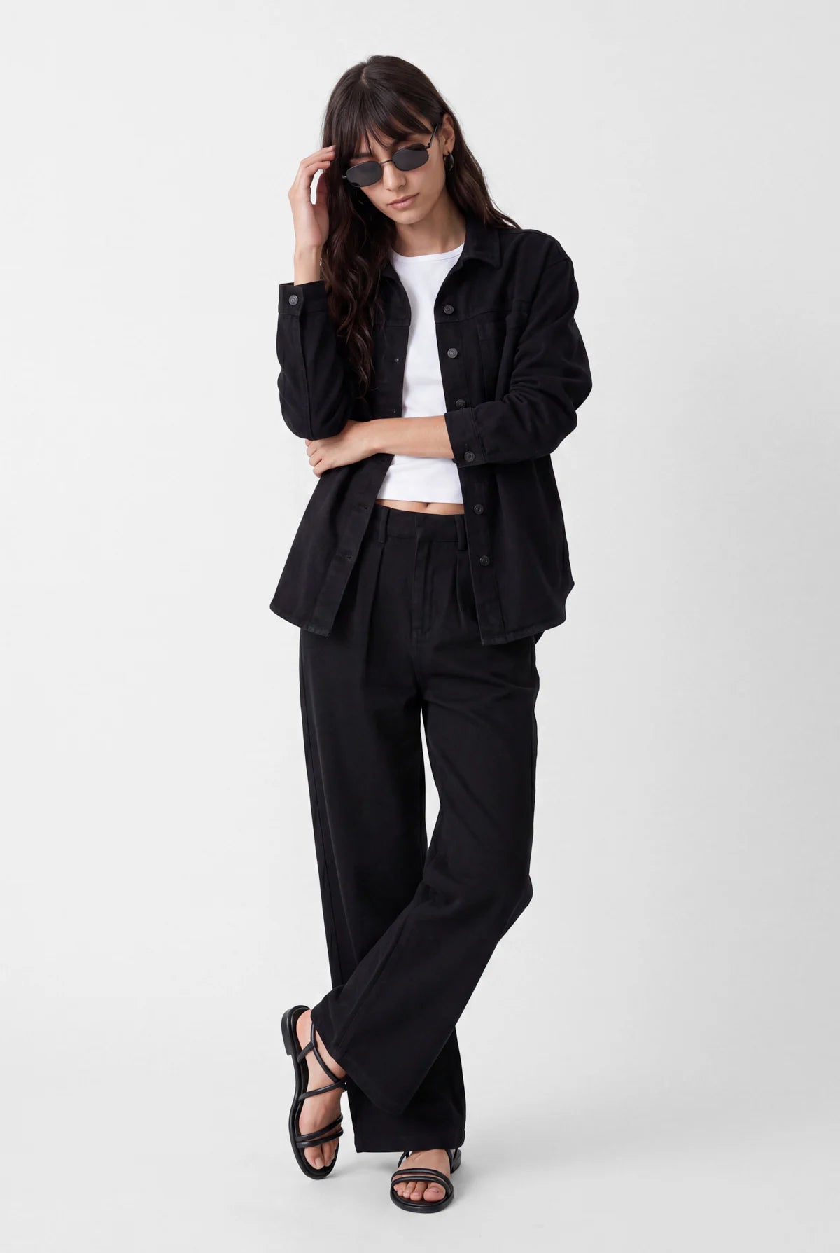 Women's Oversize Shirt with Pockets