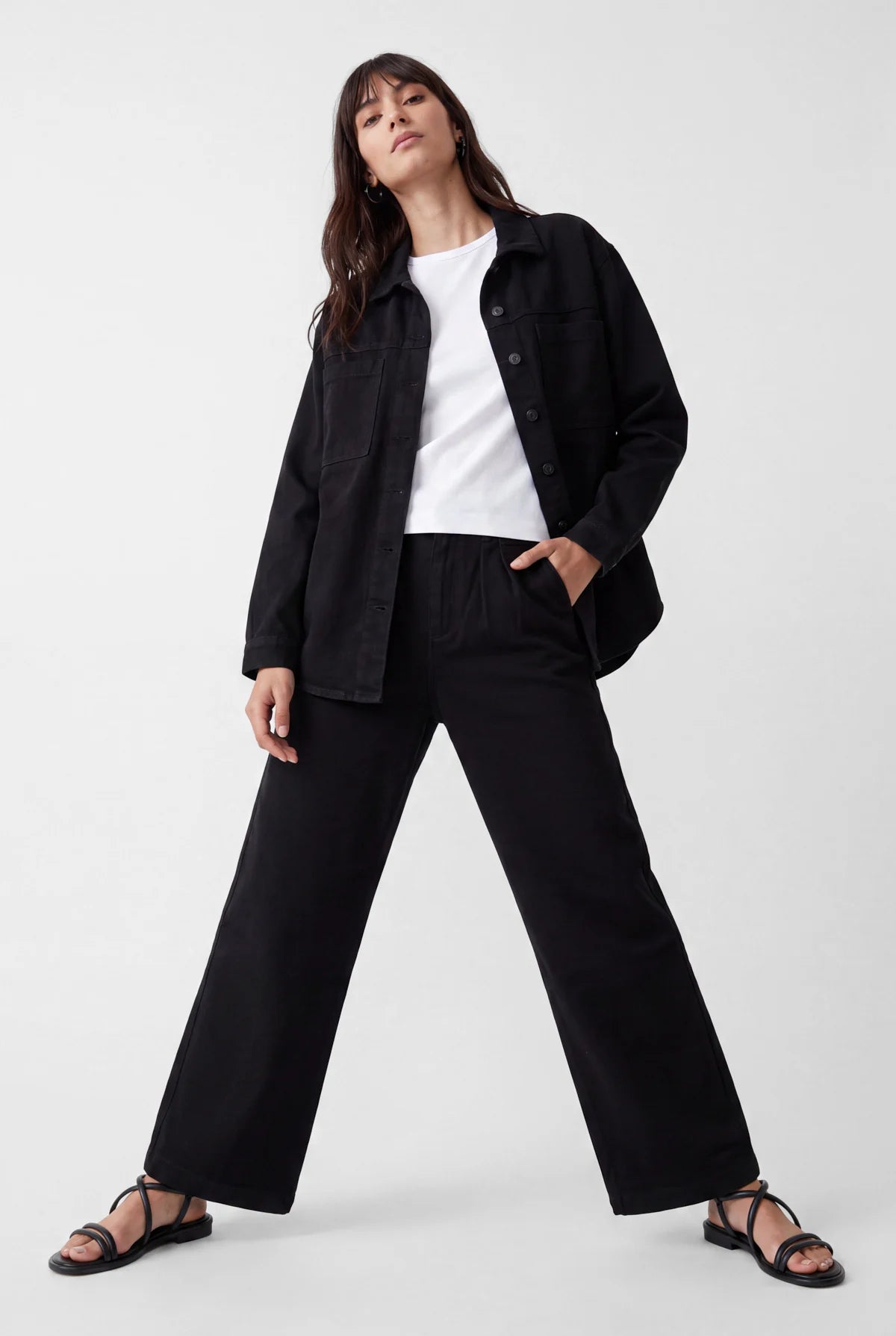 Women's Oversize Shirt with Pockets