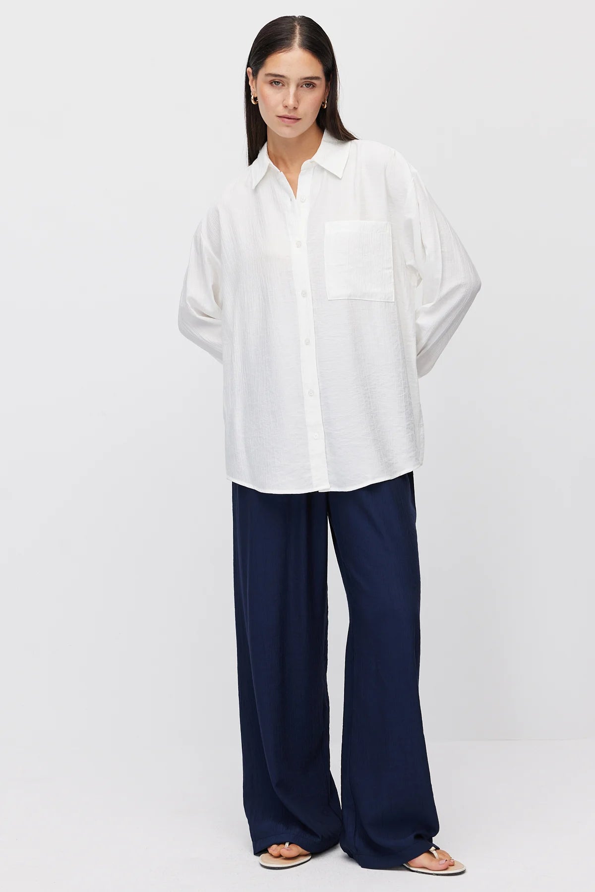 Women's Oversize Pocket Shirt