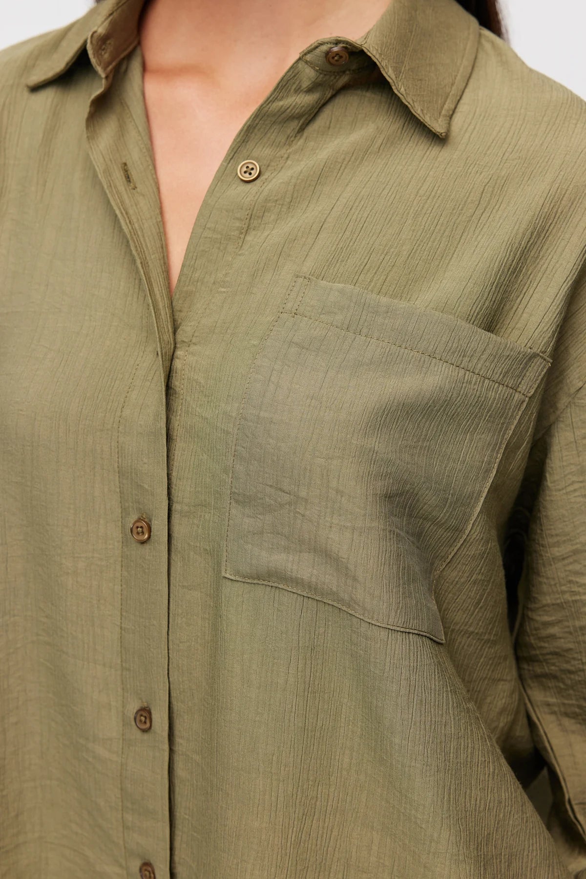 Women's Oversize Pocket Shirt