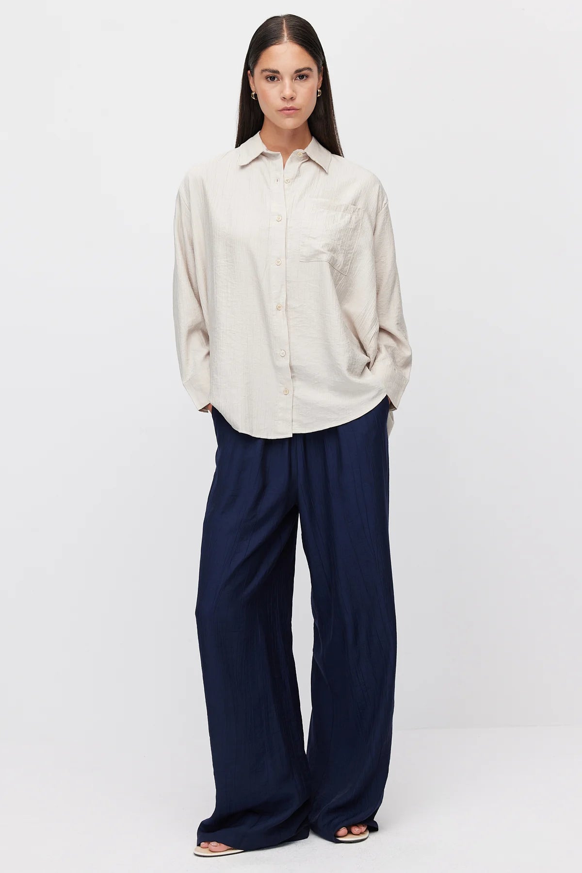 Women's Oversize Pocket Shirt